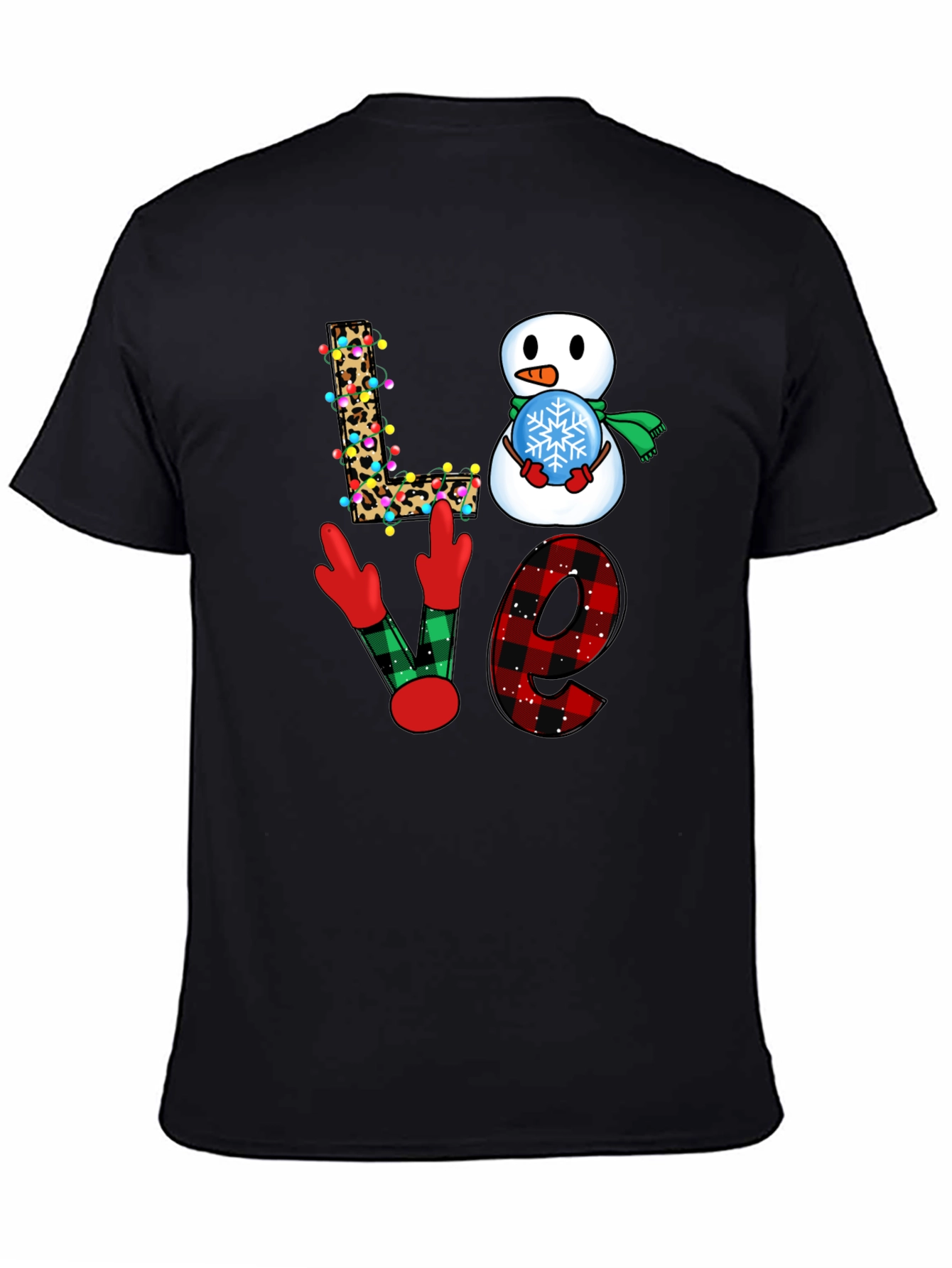 Festive Love Christmas Graphic T-Shirt