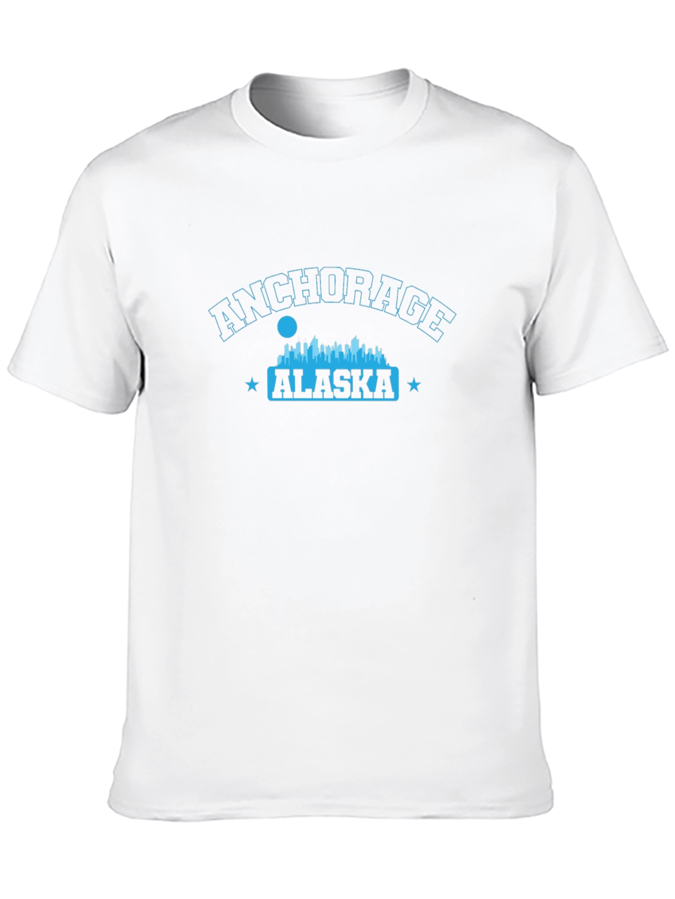 Anchorage Alaska Graphic Tee - Black