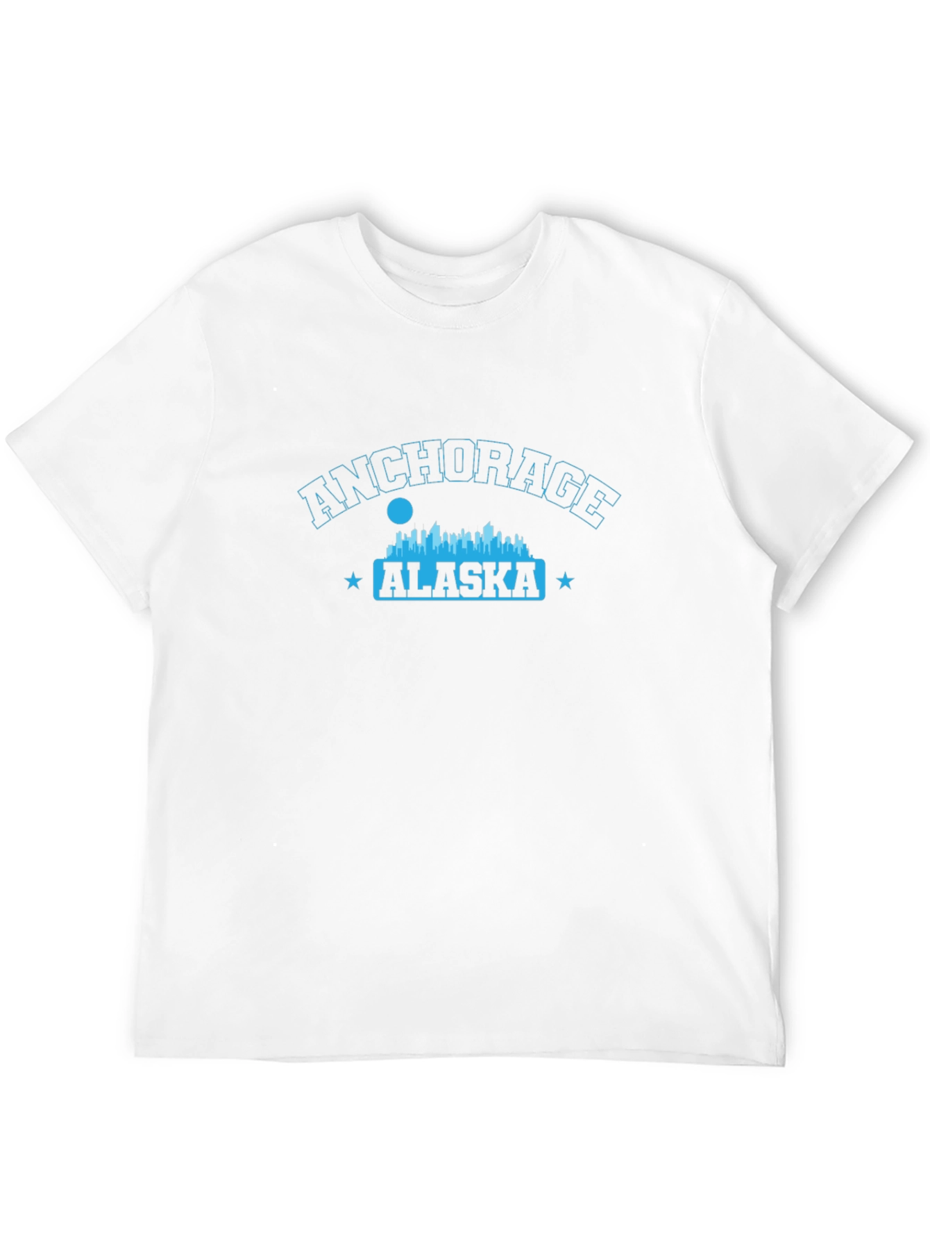 Anchorage Alaska Graphic Tee - Black