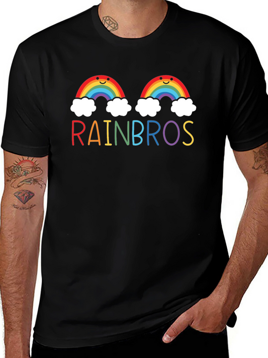 Rainbros Graphic Tee - Mens Black T-Shirt