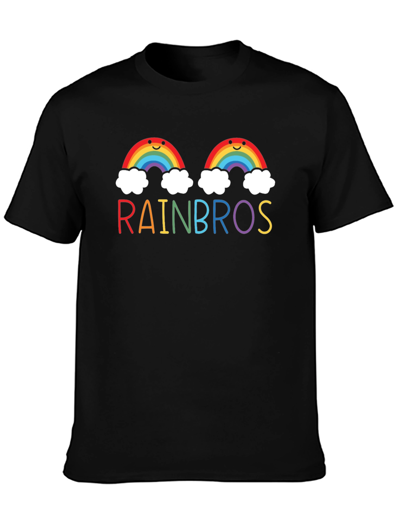 Rainbros Graphic Tee - Mens Black T-Shirt