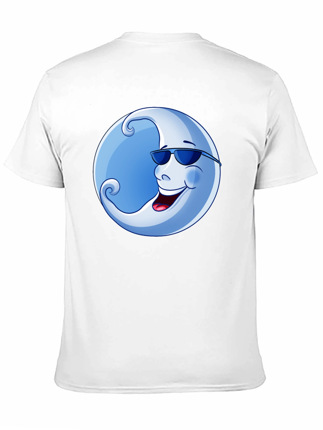 Cool Moon Graphic T-Shirt - Black Cotton Tee
