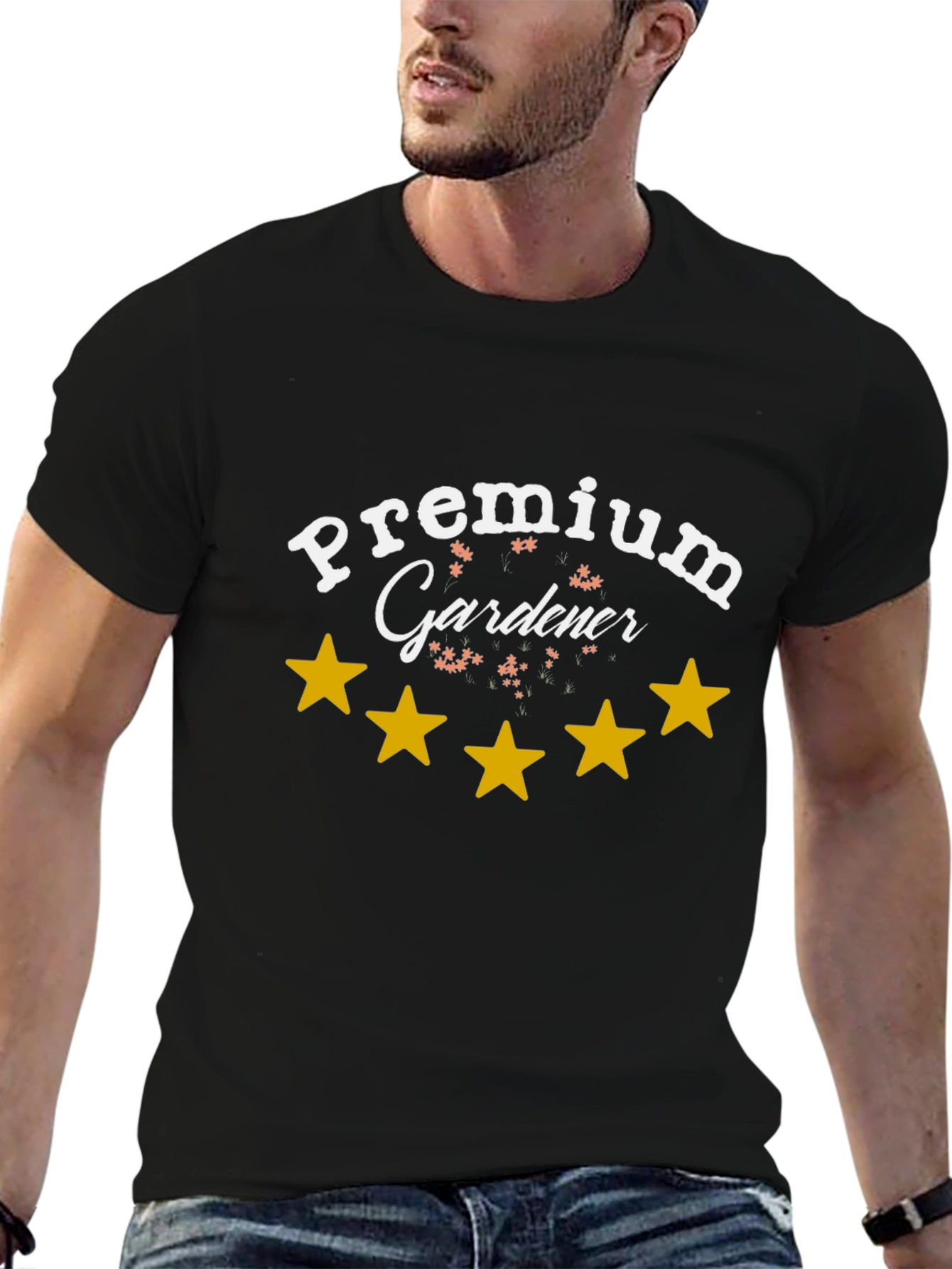 Premium Gardener T-Shirt - Five Star Design