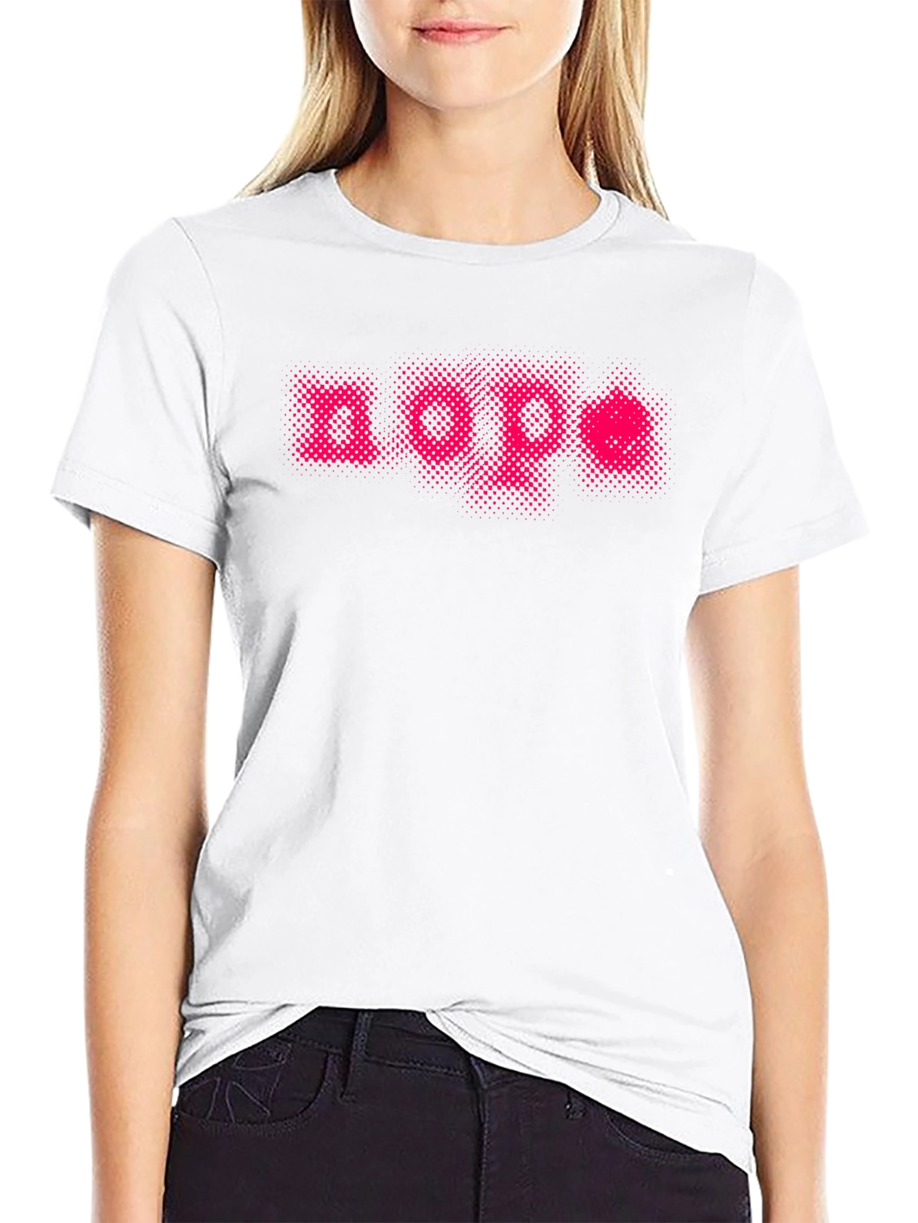Nope Graphic Tee - Black Cotton Casual T-Shirt