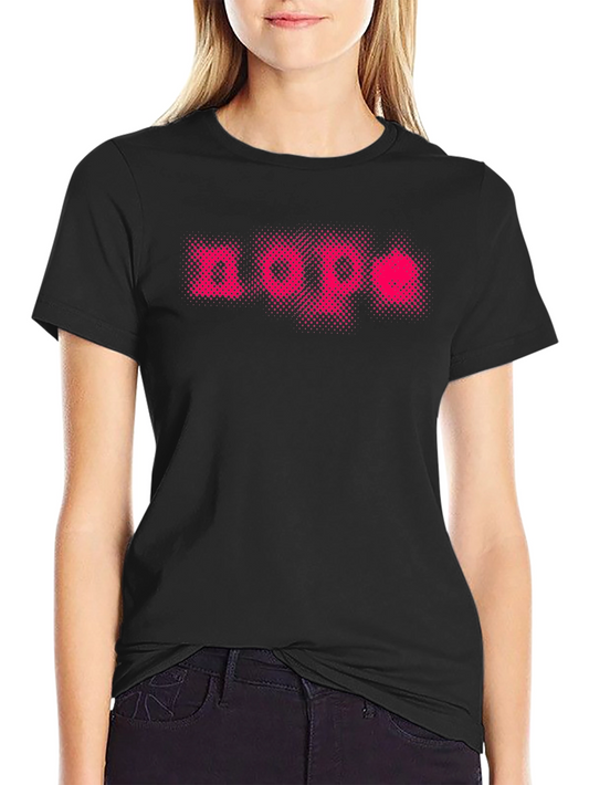 Nope Graphic Tee - Black Cotton Casual T-Shirt