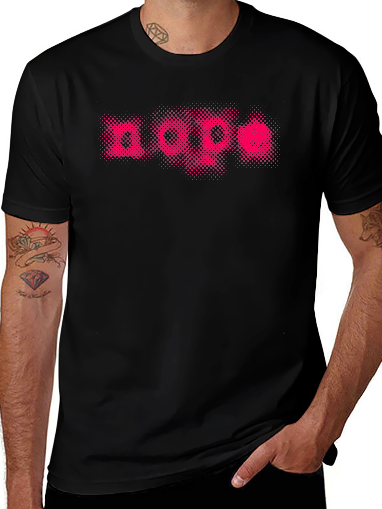 Nope Graphic Tee - Black Cotton Casual T-Shirt