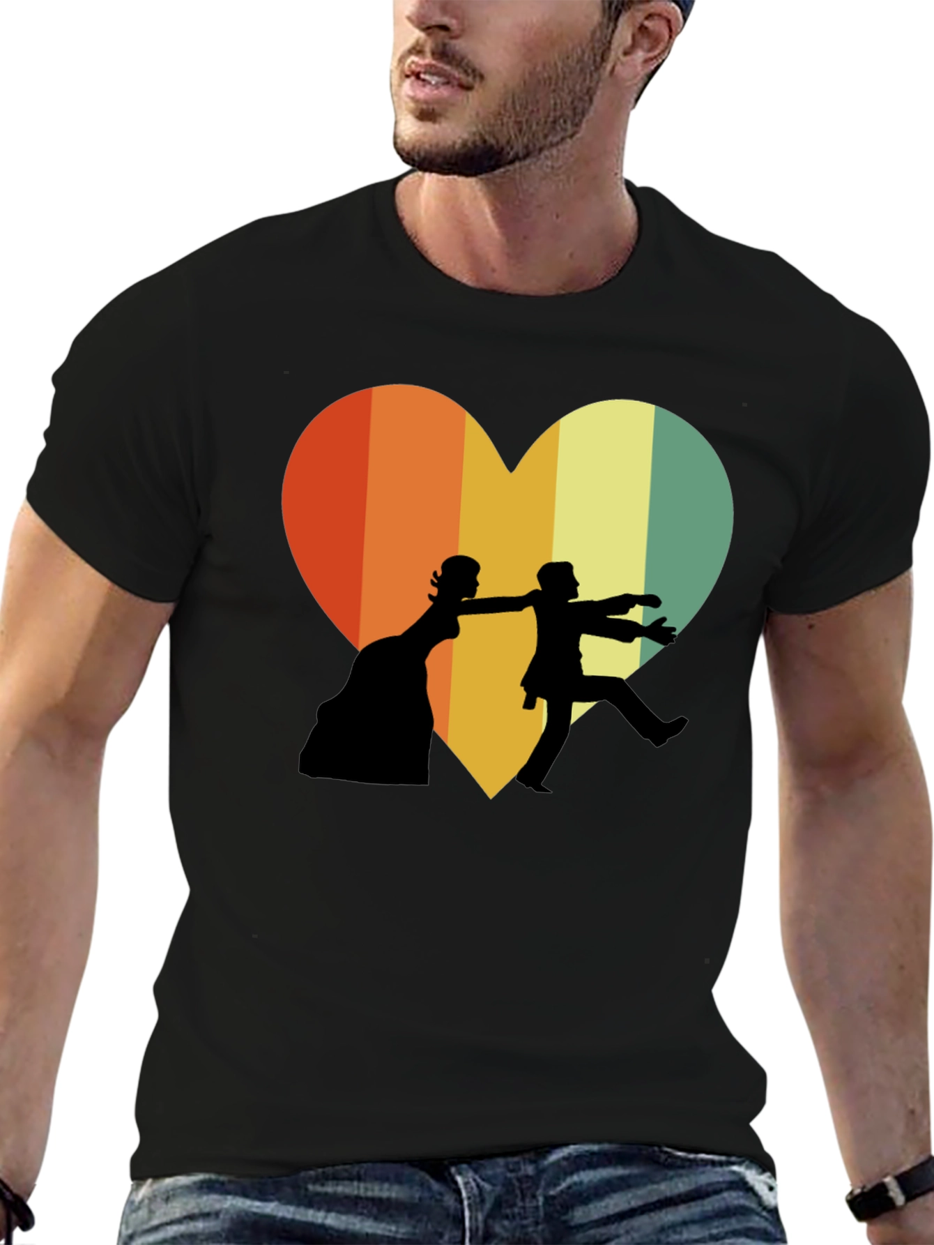 Retro Wedding Zombie Love T-Shirt