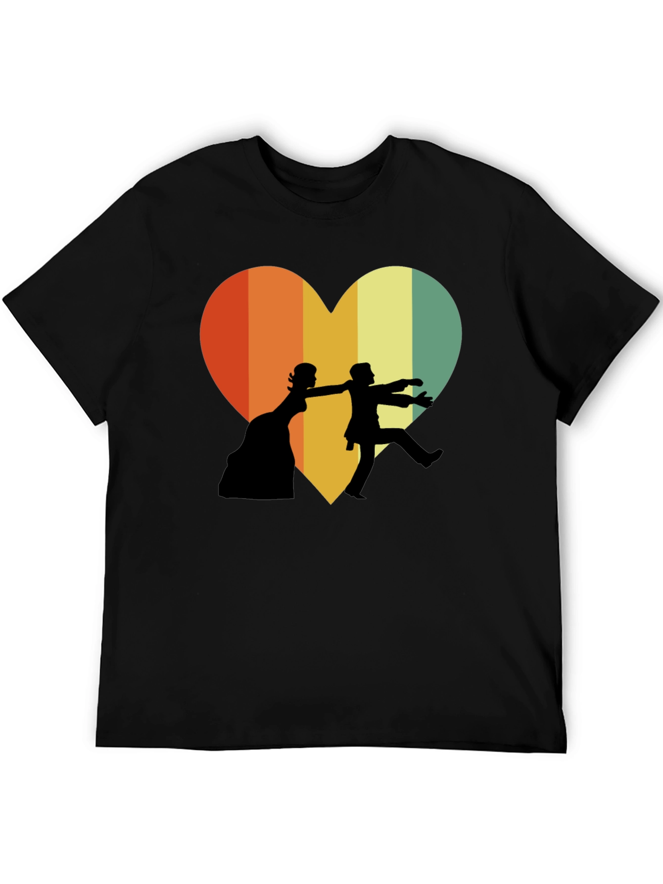 Retro Wedding Zombie Love T-Shirt