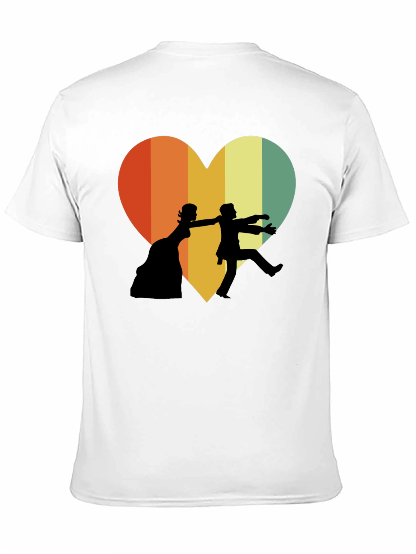 Retro Wedding Zombie Love T-Shirt