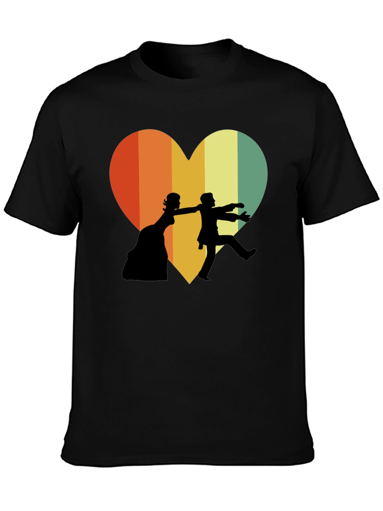 Retro Wedding Zombie Love T-Shirt