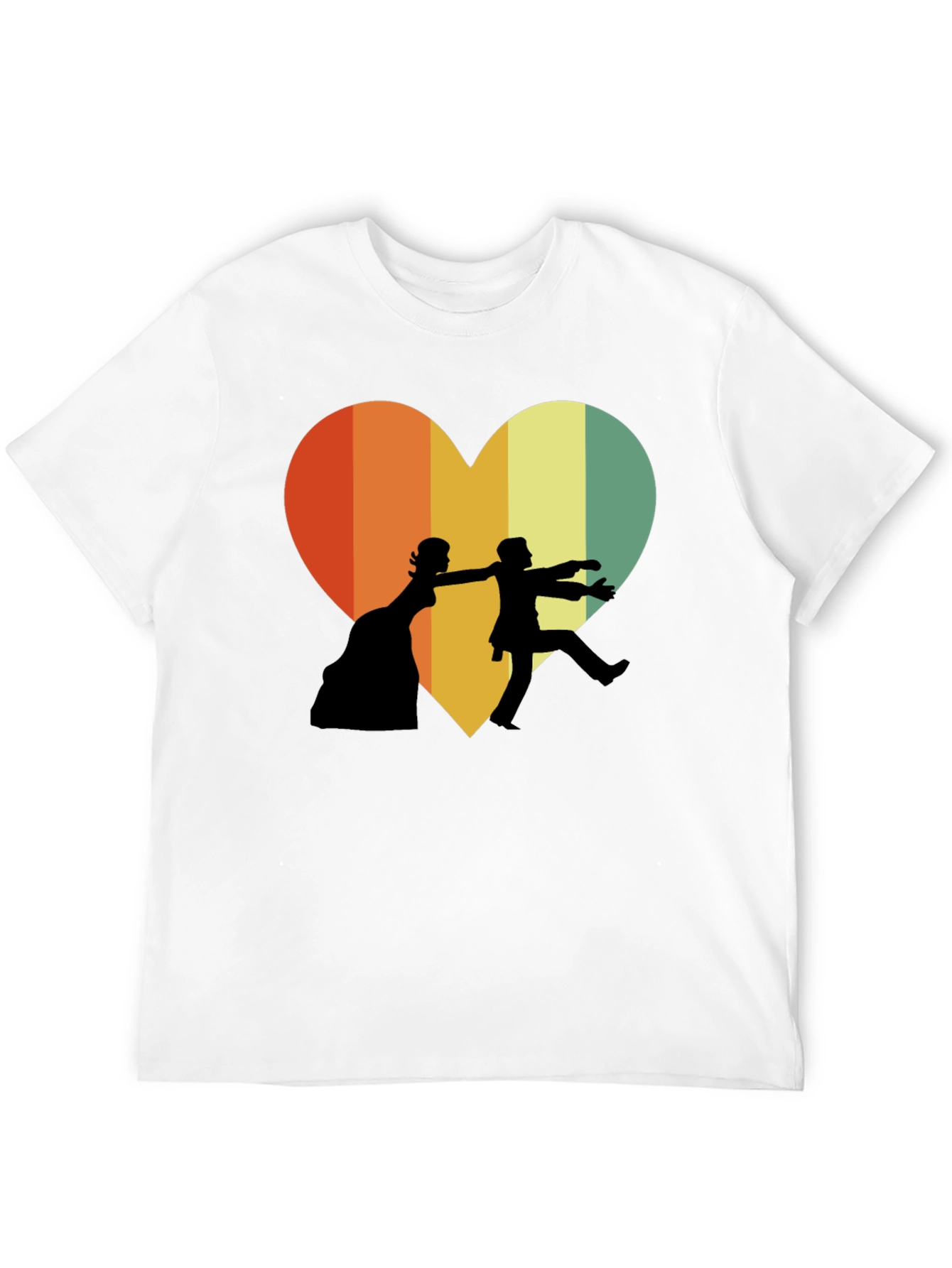 Retro Wedding Zombie Love T-Shirt