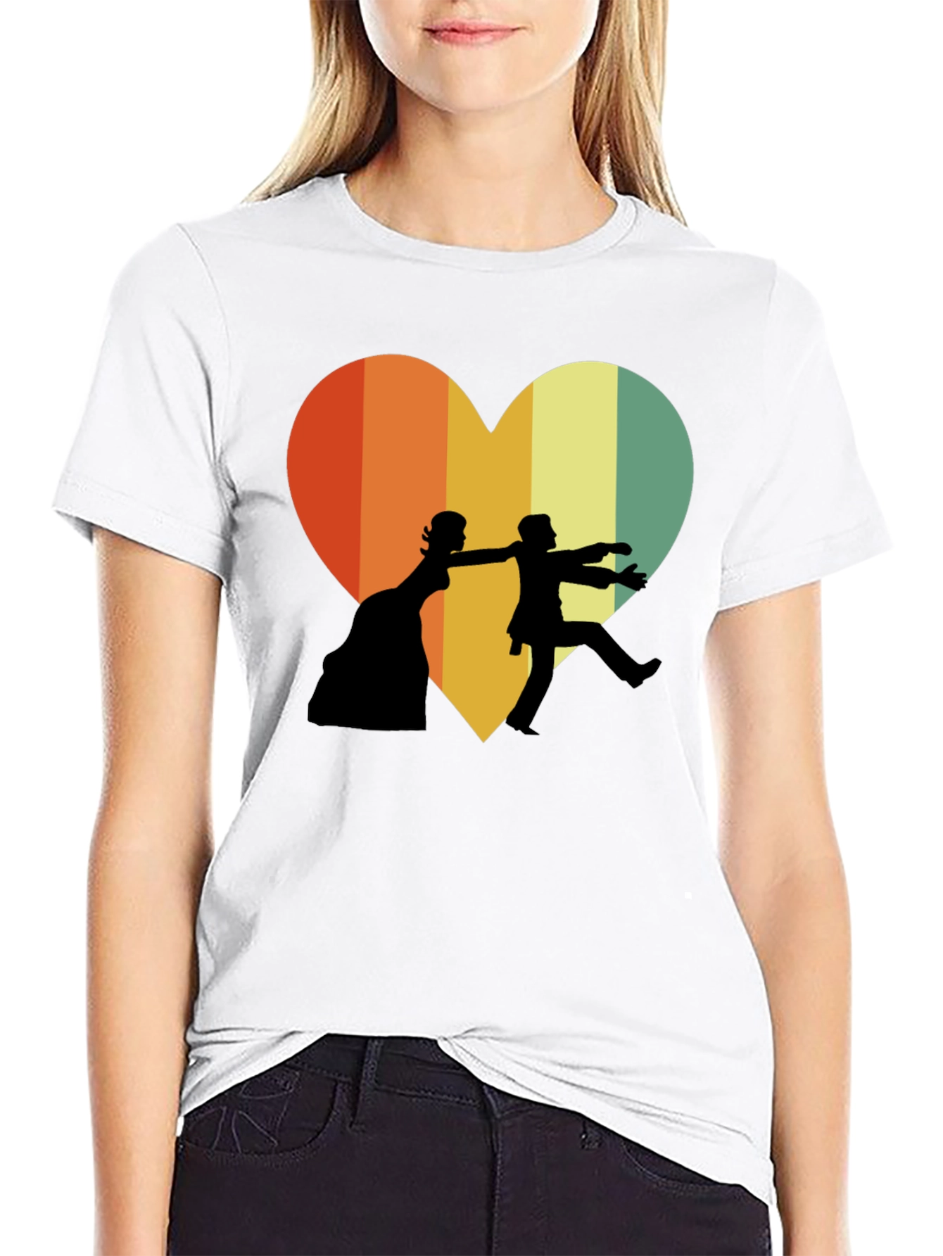 Retro Wedding Zombie Love T-Shirt