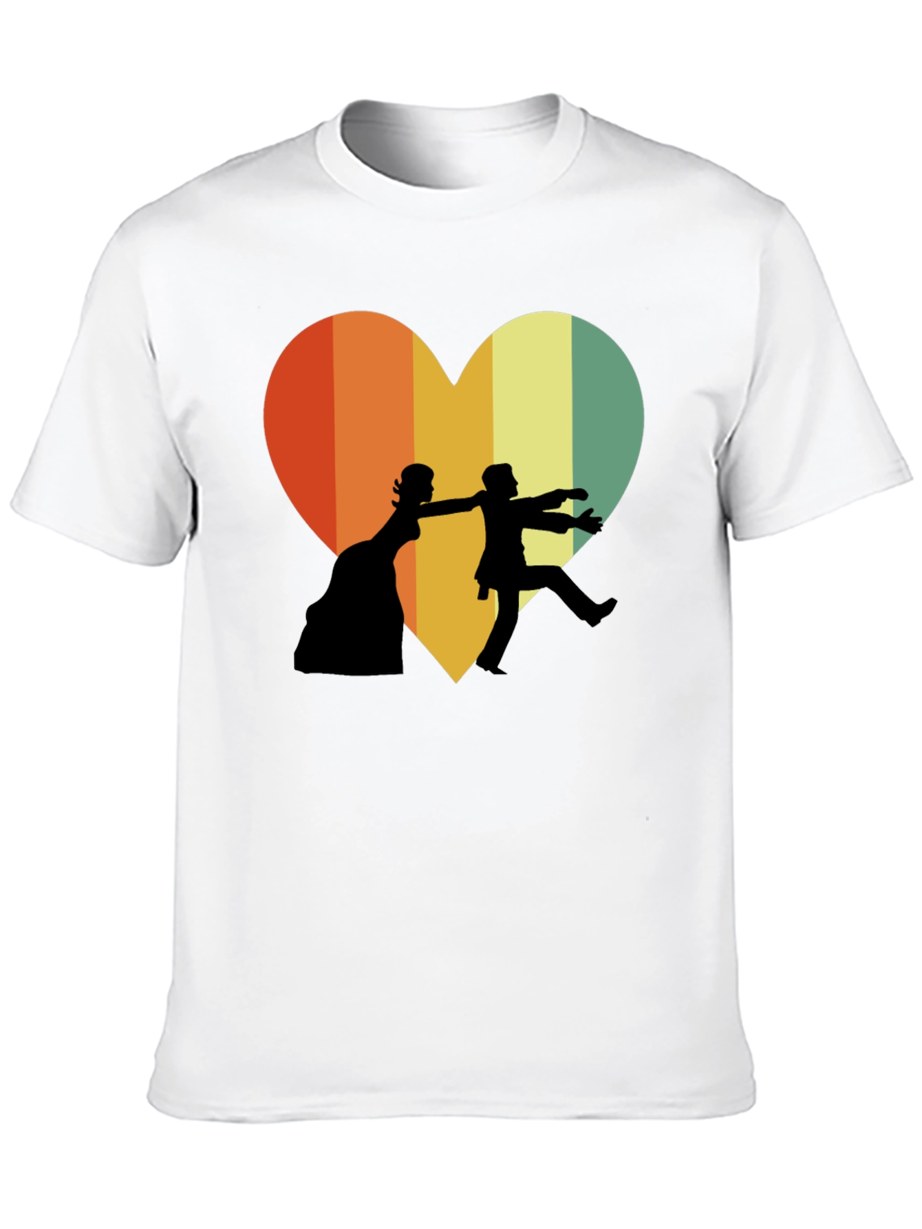 Retro Wedding Zombie Love T-Shirt