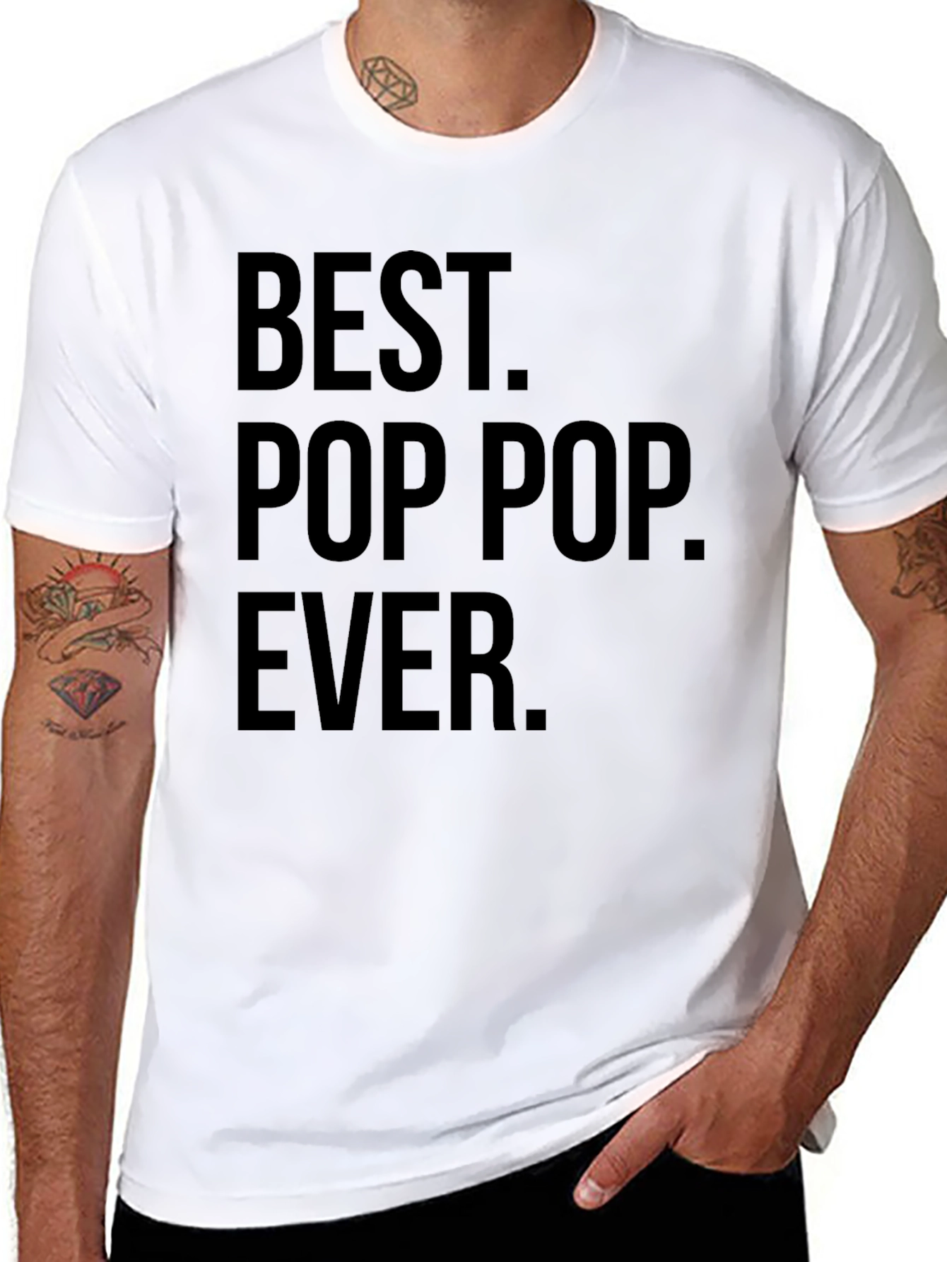Best Pop Pop Ever T-Shirt - Fathers Day Gift