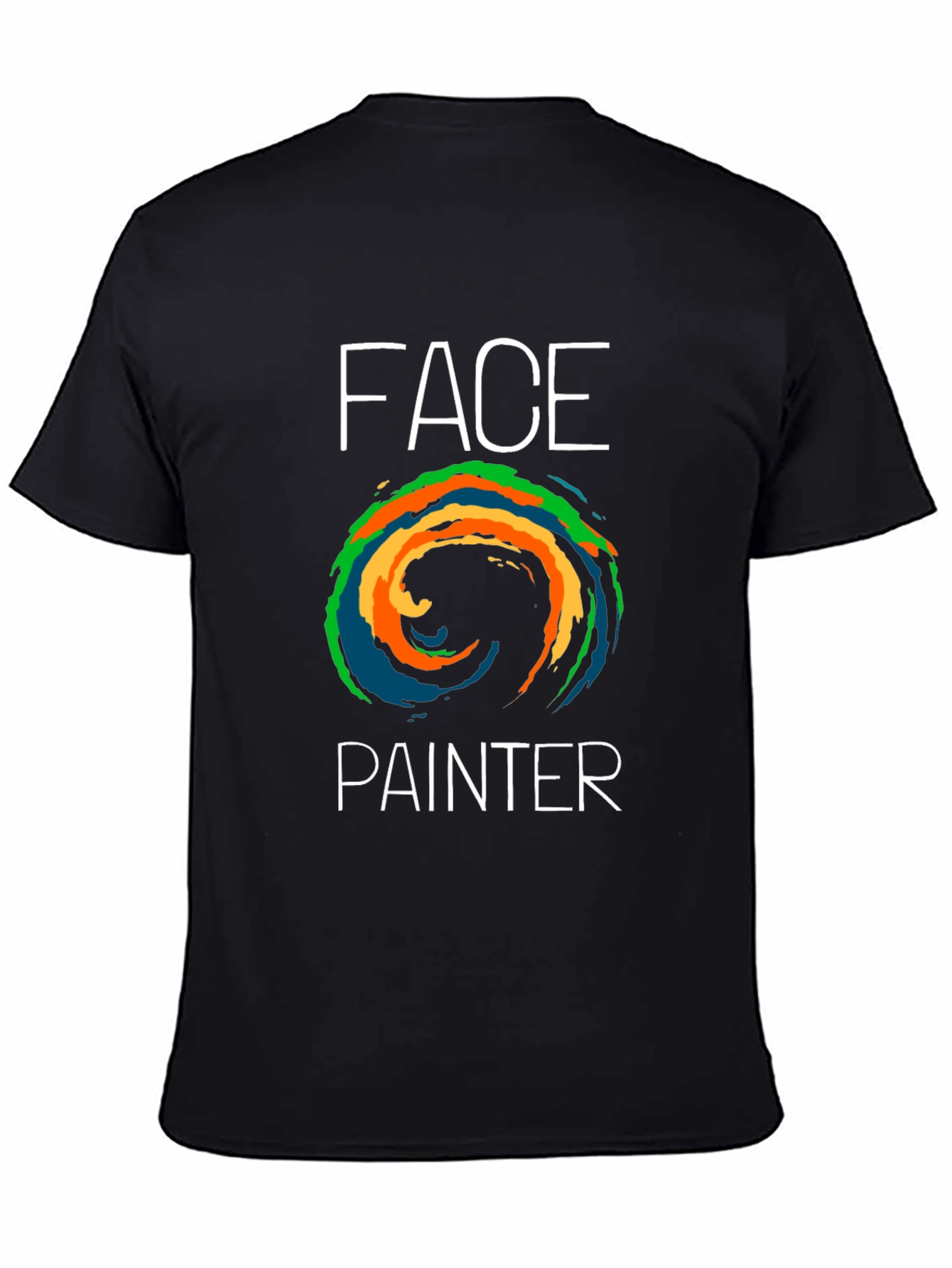 Face Painter Graphic T-Shirt - Artistic Design