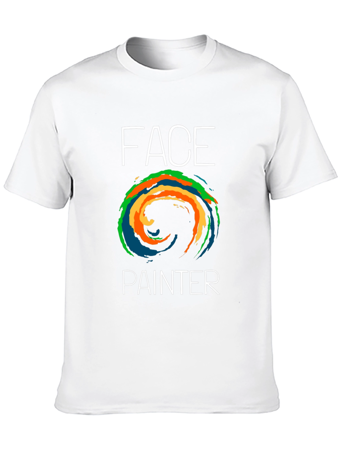 Face Painter Graphic T-Shirt - Artistic Design