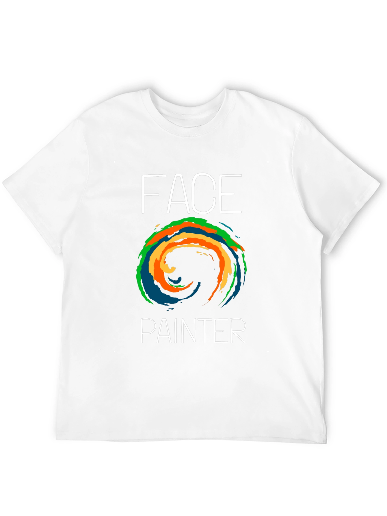 Face Painter Graphic T-Shirt - Artistic Design