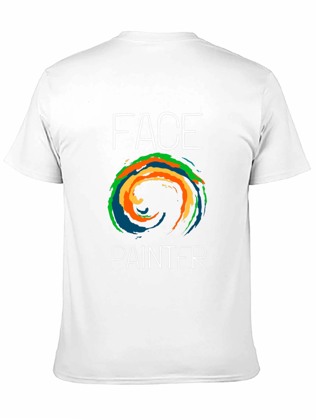 Face Painter Graphic T-Shirt - Artistic Design