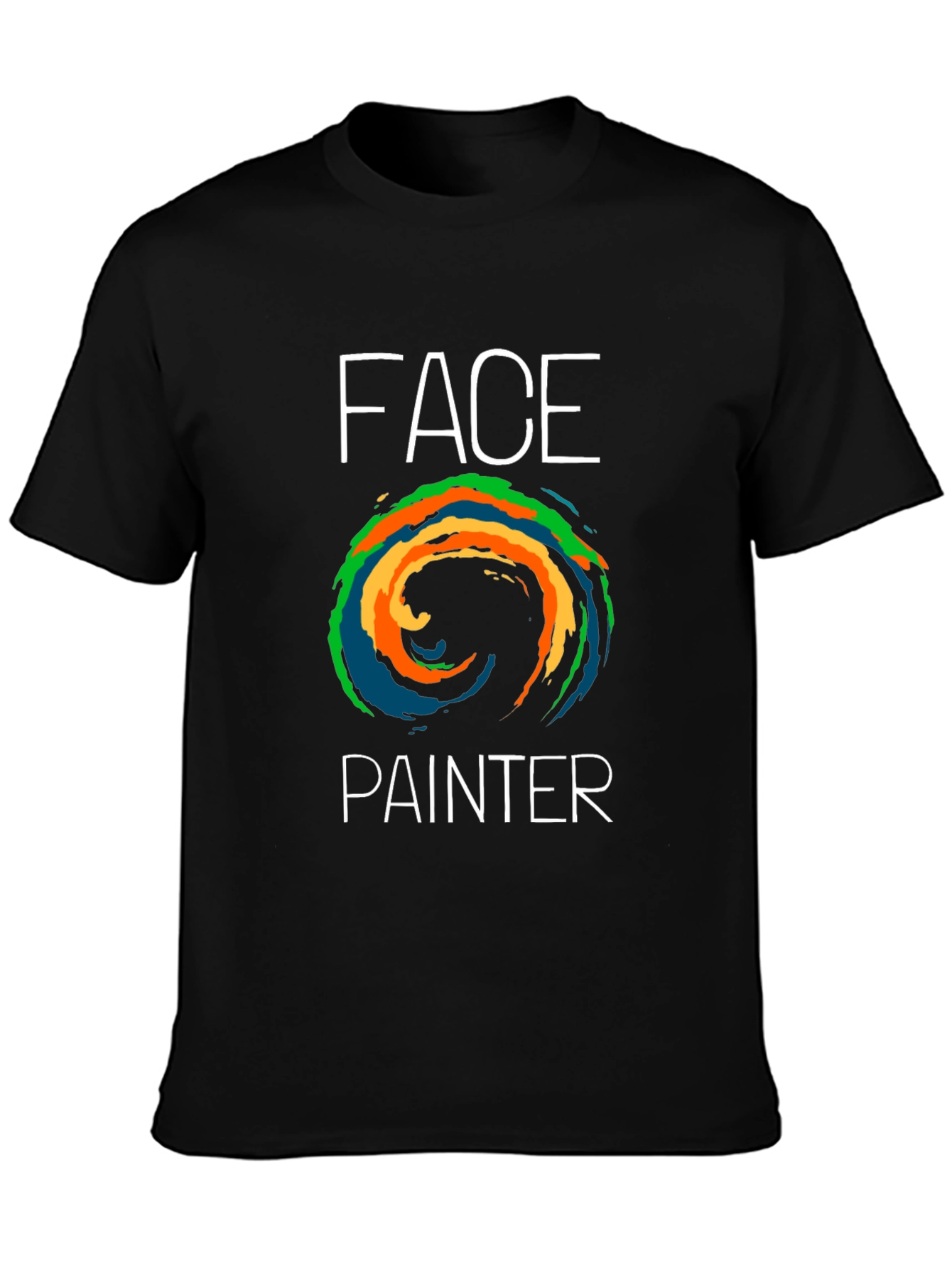 Face Painter Graphic T-Shirt - Artistic Design