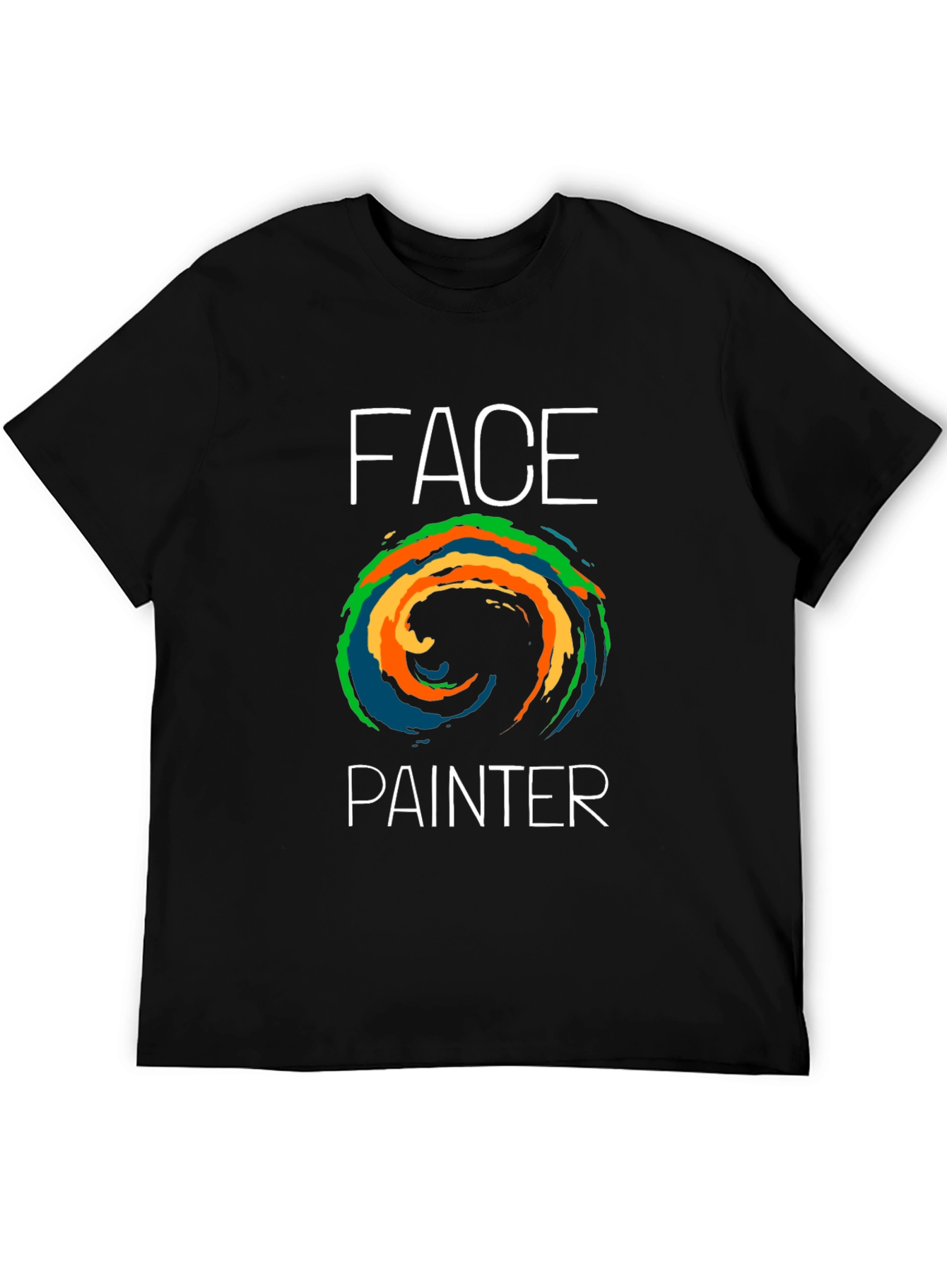 Face Painter Graphic T-Shirt - Artistic Design
