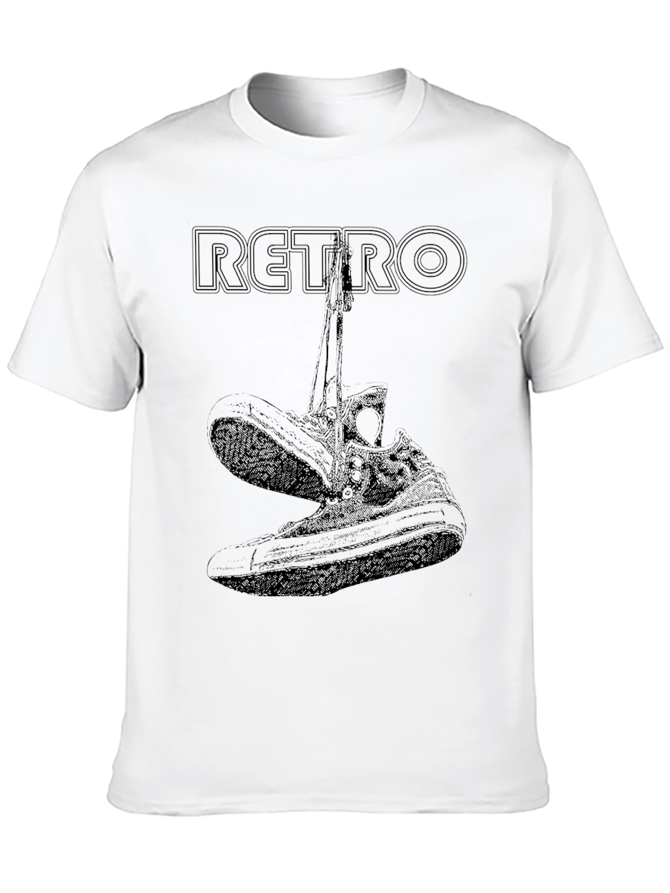 Retro Sneaker Graphic Tee - Cool & Classic Style
