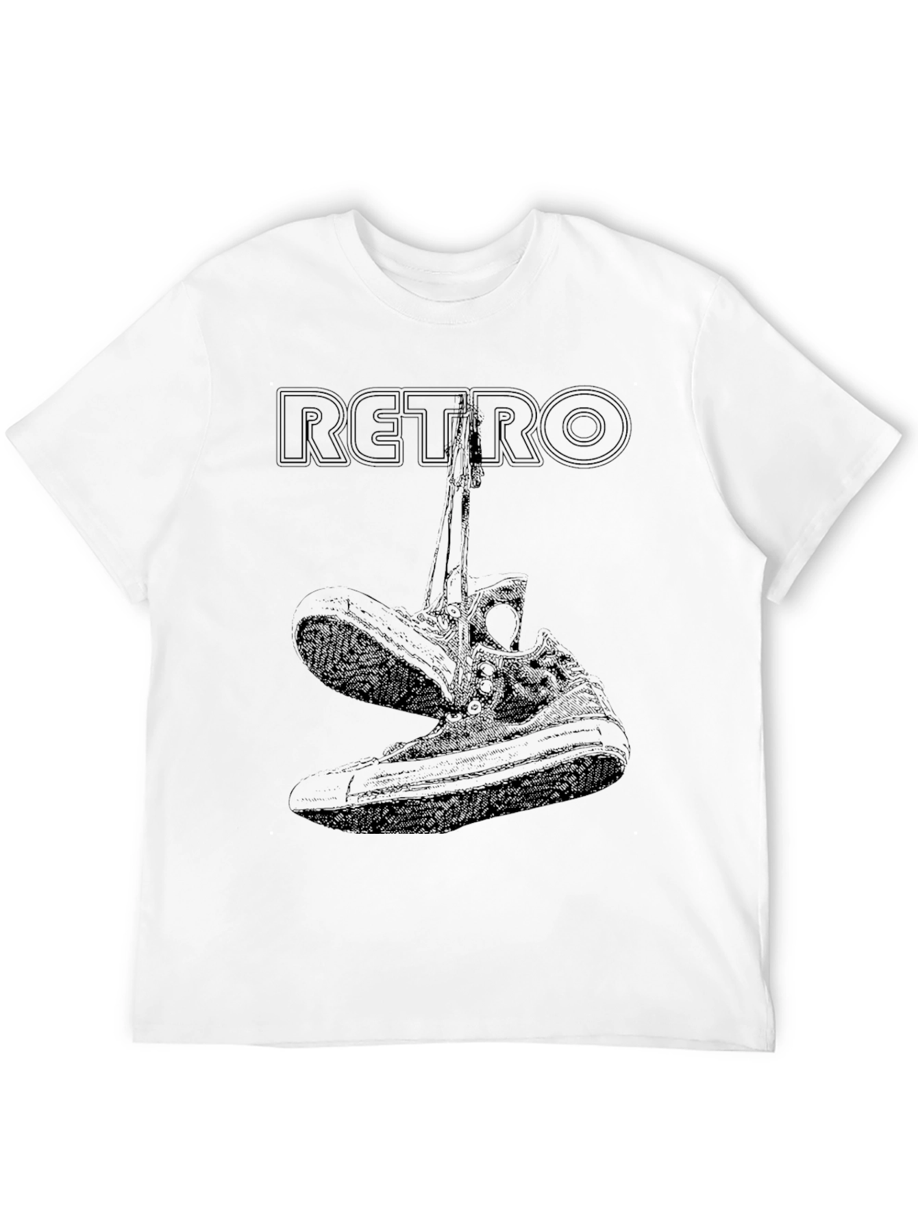 Retro Sneaker Graphic Tee - Cool & Classic Style