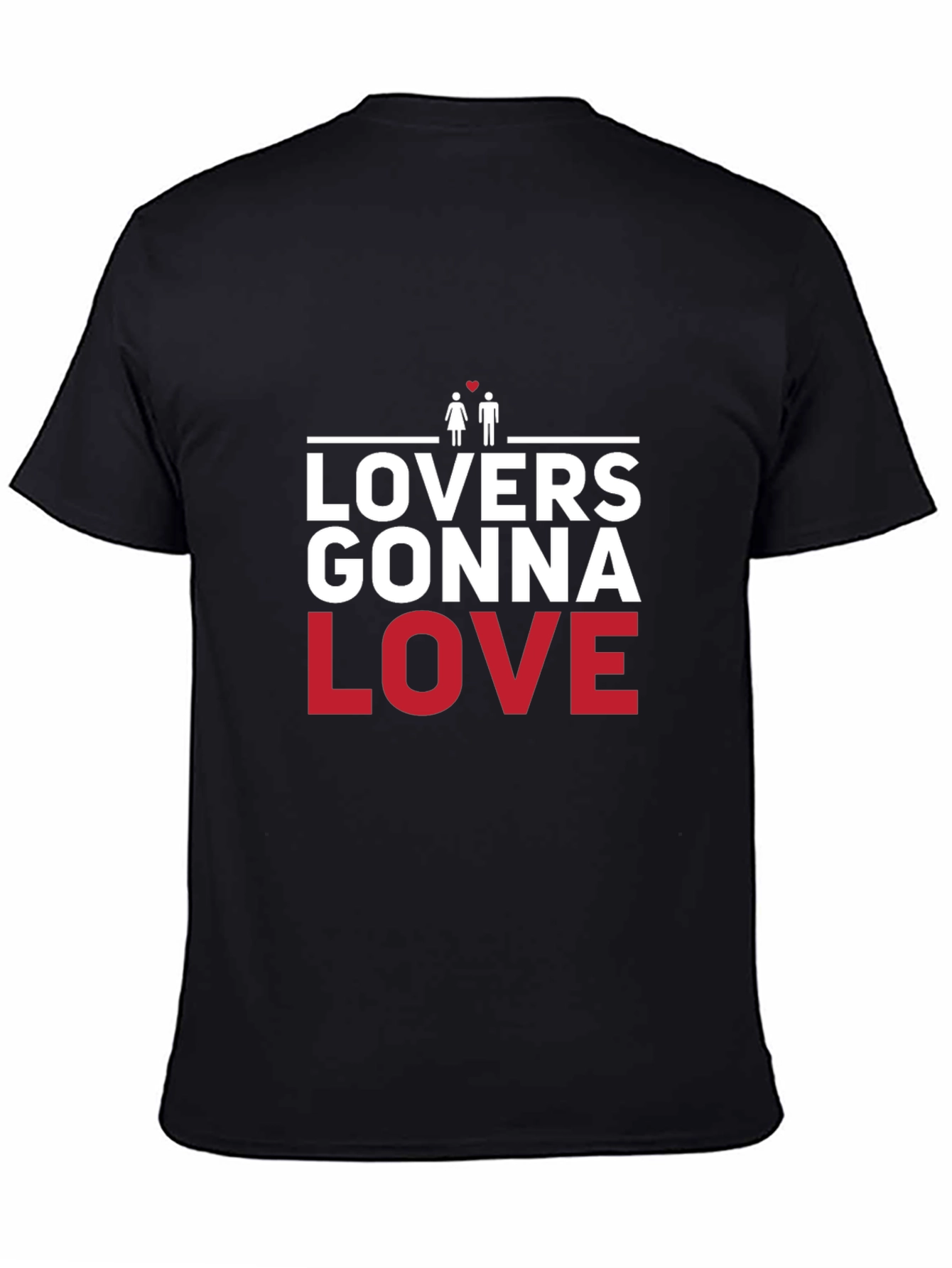 Lovers Gonna Love Black Graphic Tee