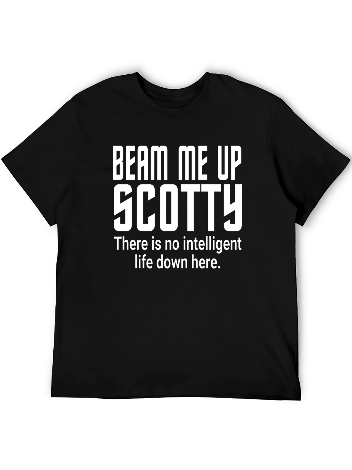 Beam Me Up Scotty T-Shirt - Funny Sci-Fi Tee