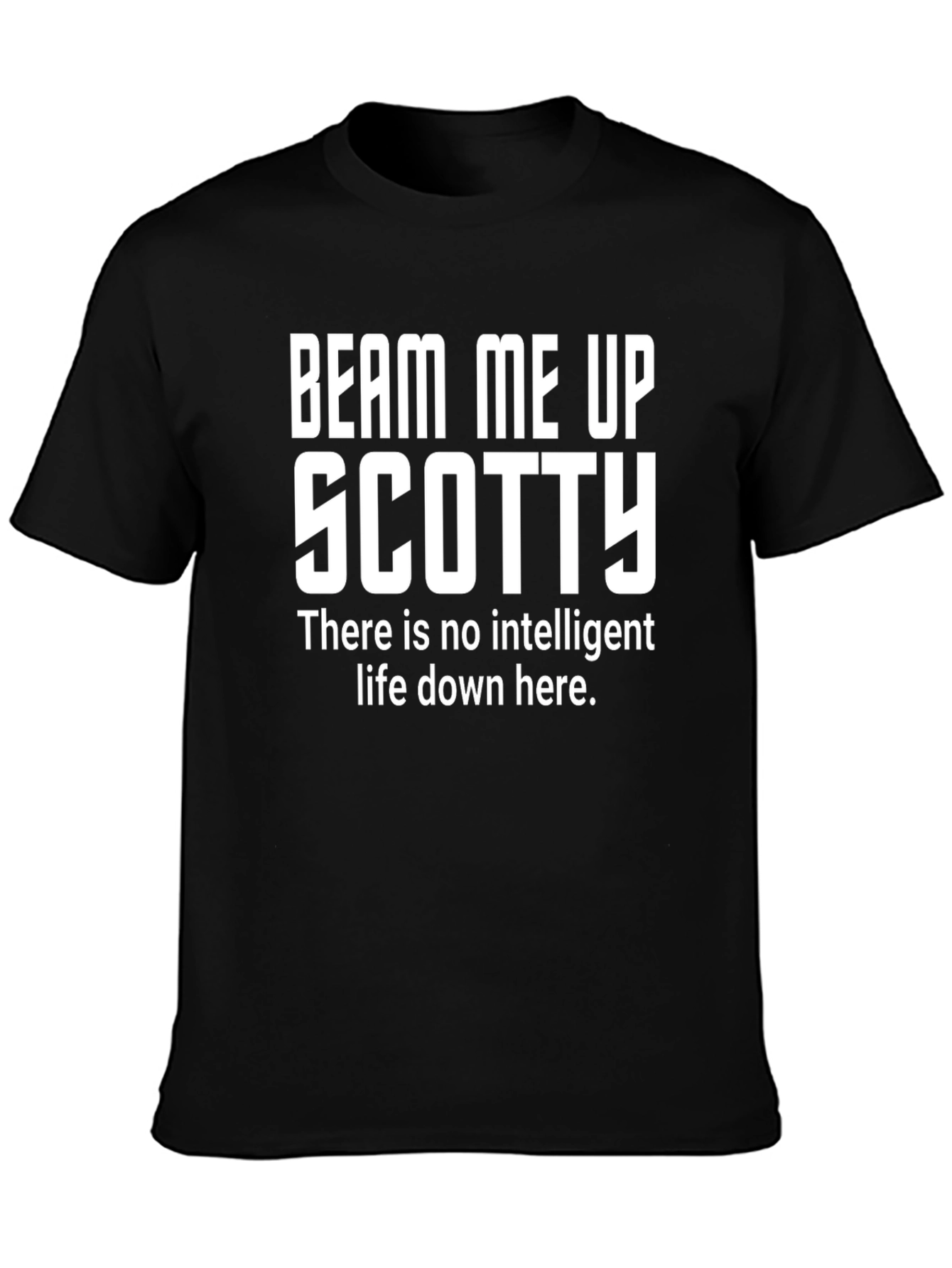 Beam Me Up Scotty T-Shirt - Funny Sci-Fi Tee