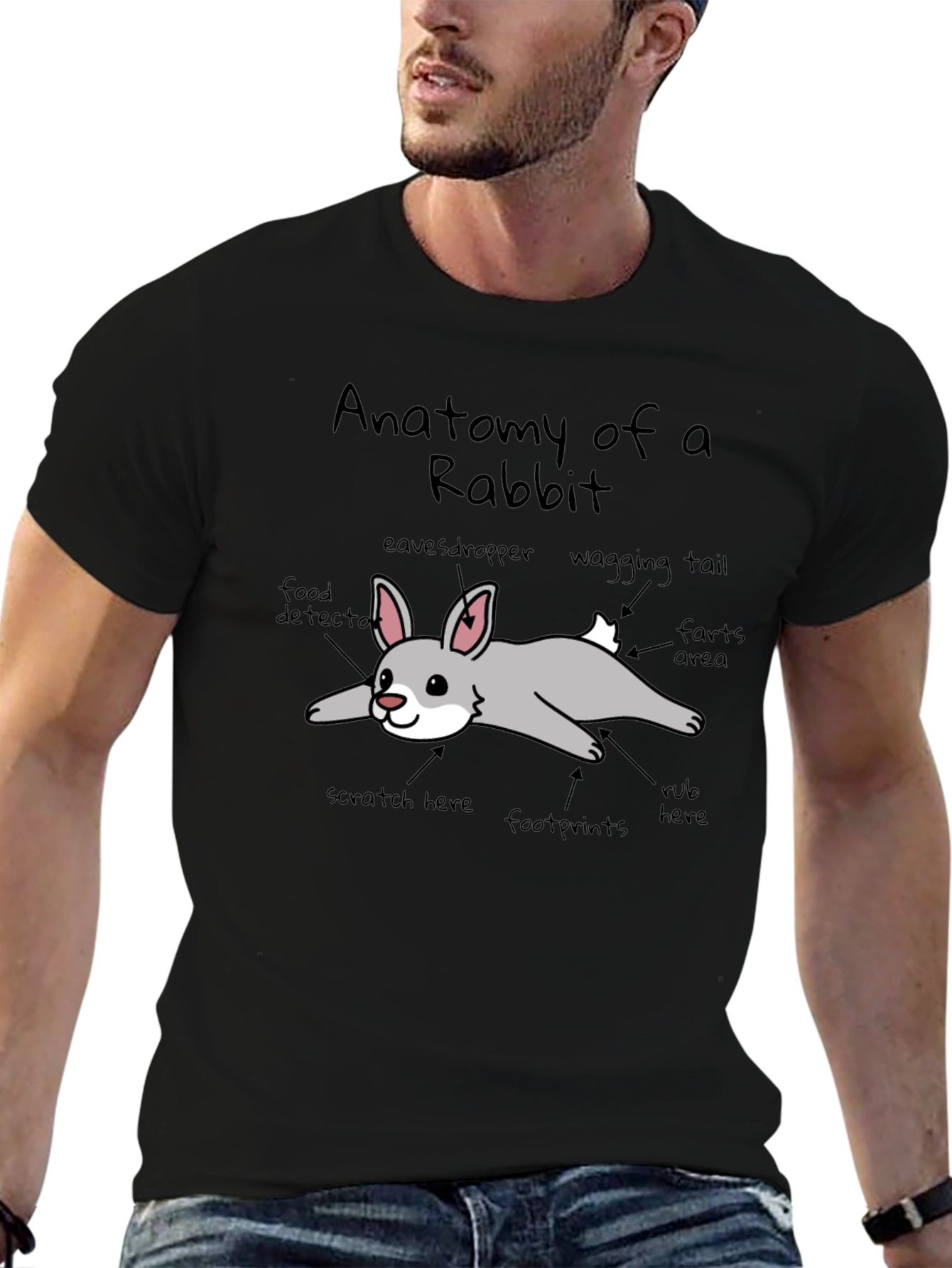 Anatomy of a Rabbit Graphic T-Shirt