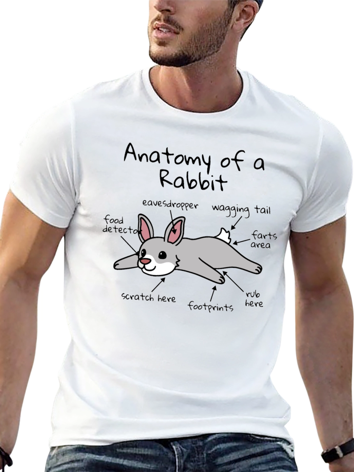 Anatomy of a Rabbit Graphic T-Shirt
