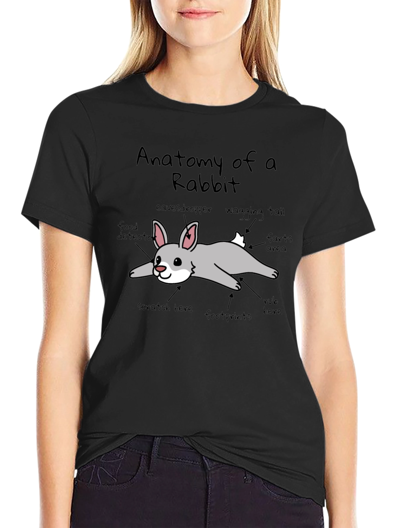 Anatomy of a Rabbit Graphic T-Shirt