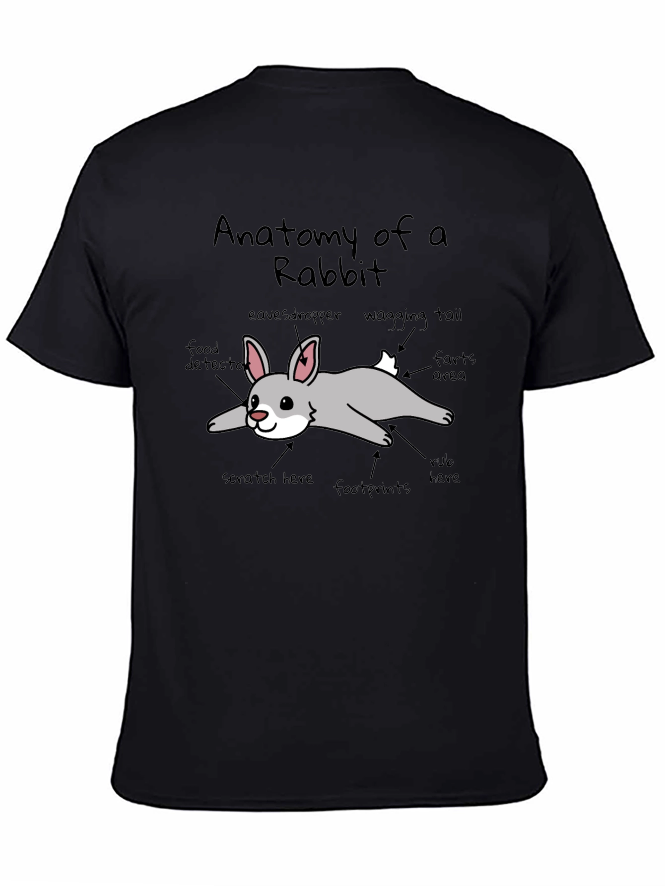 Anatomy of a Rabbit Graphic T-Shirt