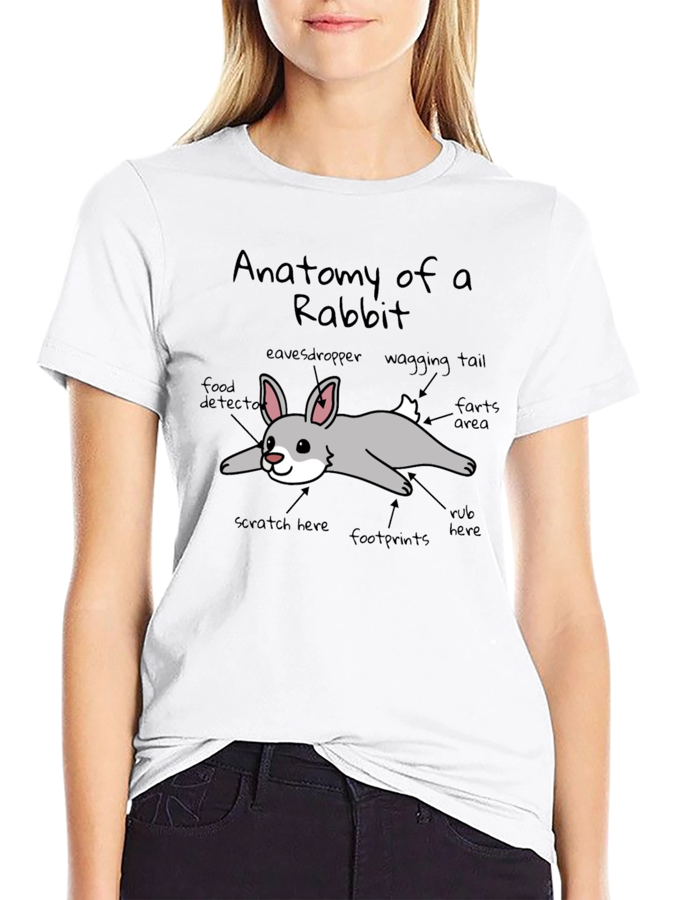 Anatomy of a Rabbit Graphic T-Shirt