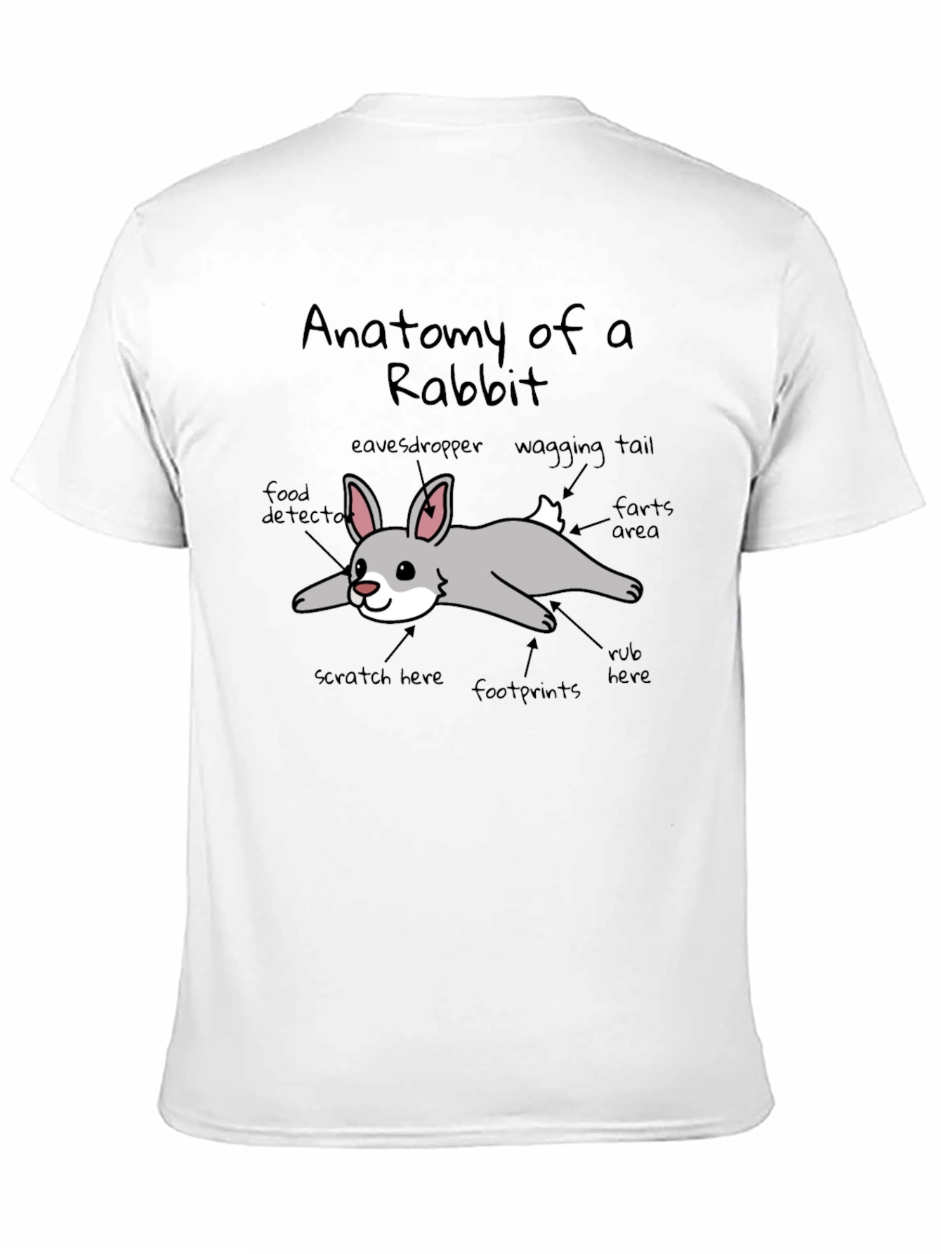 Anatomy of a Rabbit Graphic T-Shirt