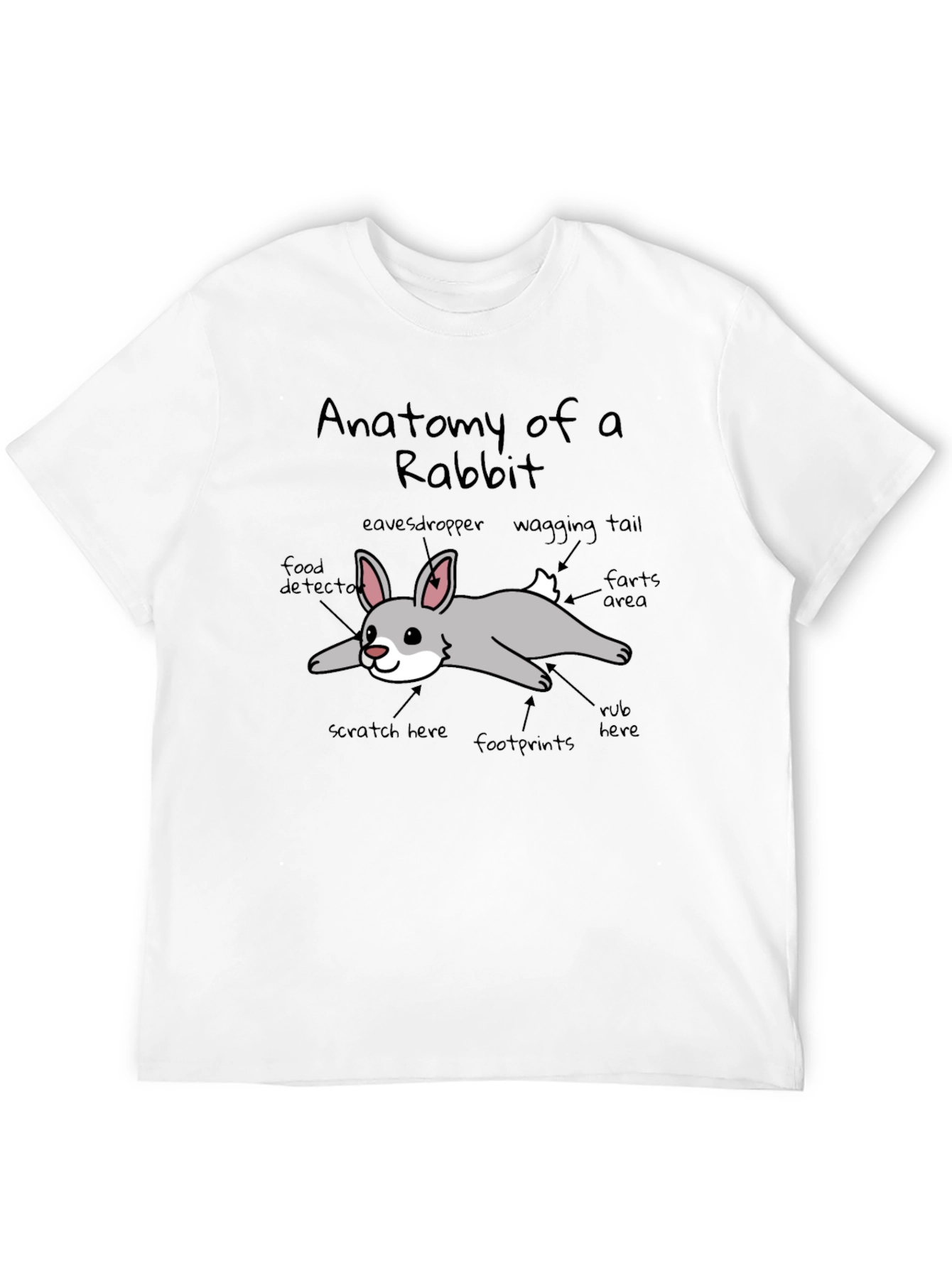 Anatomy of a Rabbit Graphic T-Shirt