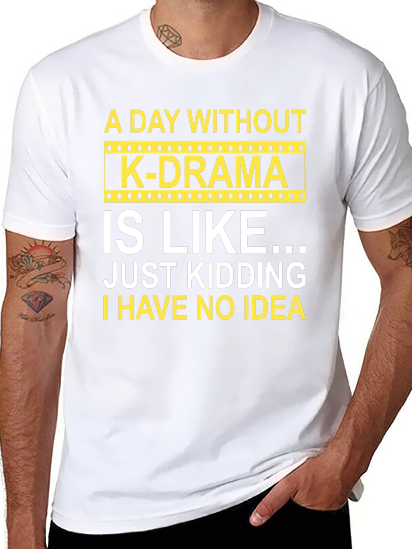 K-Drama Fan T-Shirt: A Day Without K-Drama