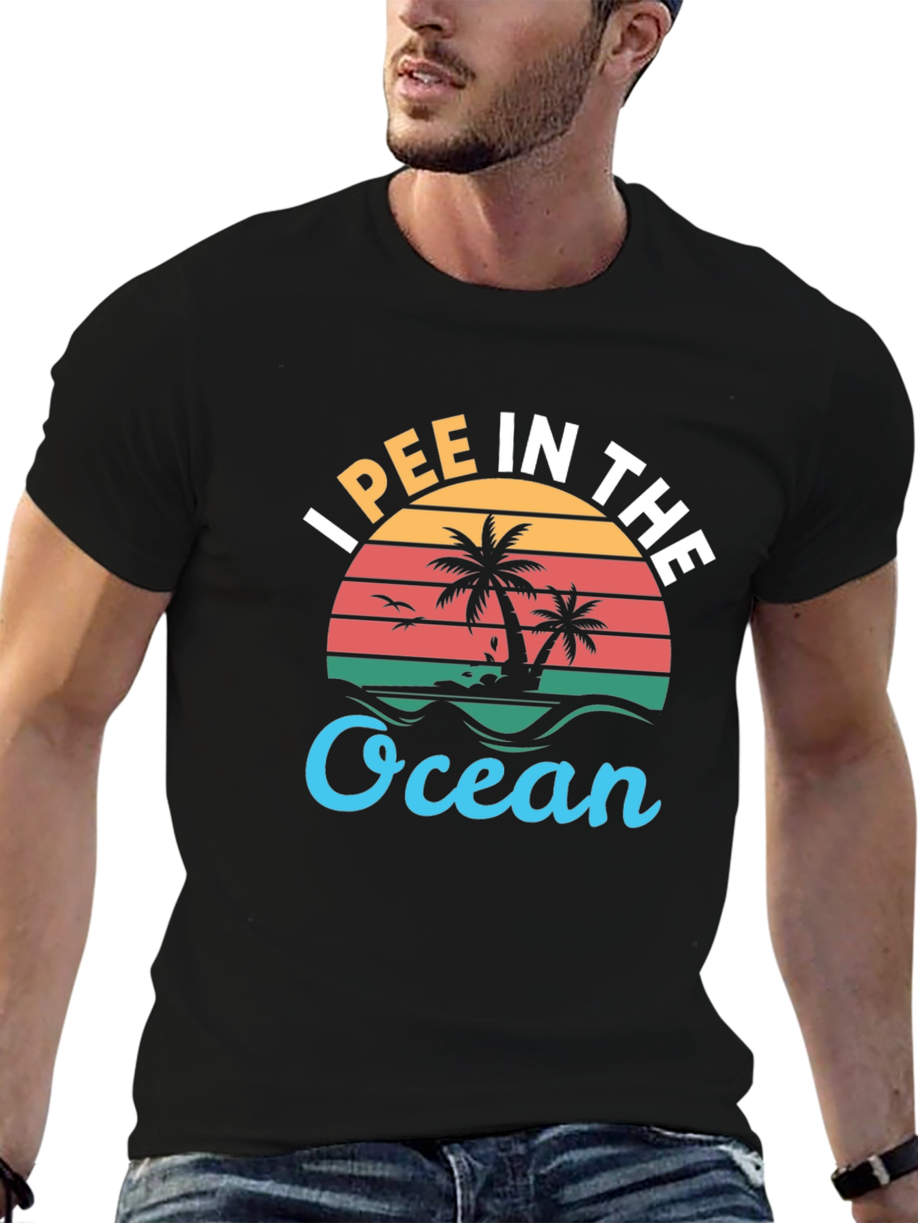 I Pee in the Ocean Graphic T-Shirt
