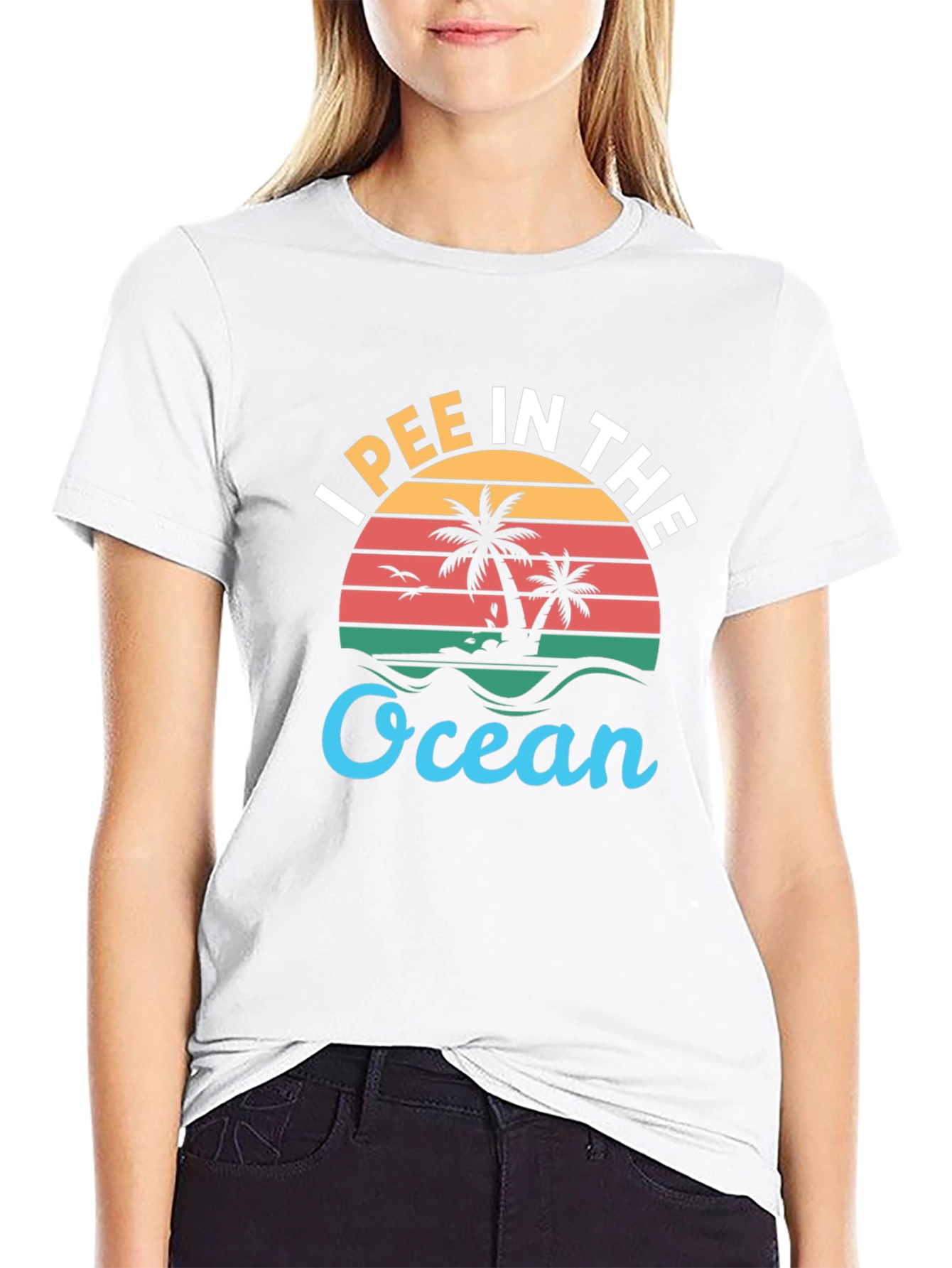 I Pee in the Ocean Graphic T-Shirt