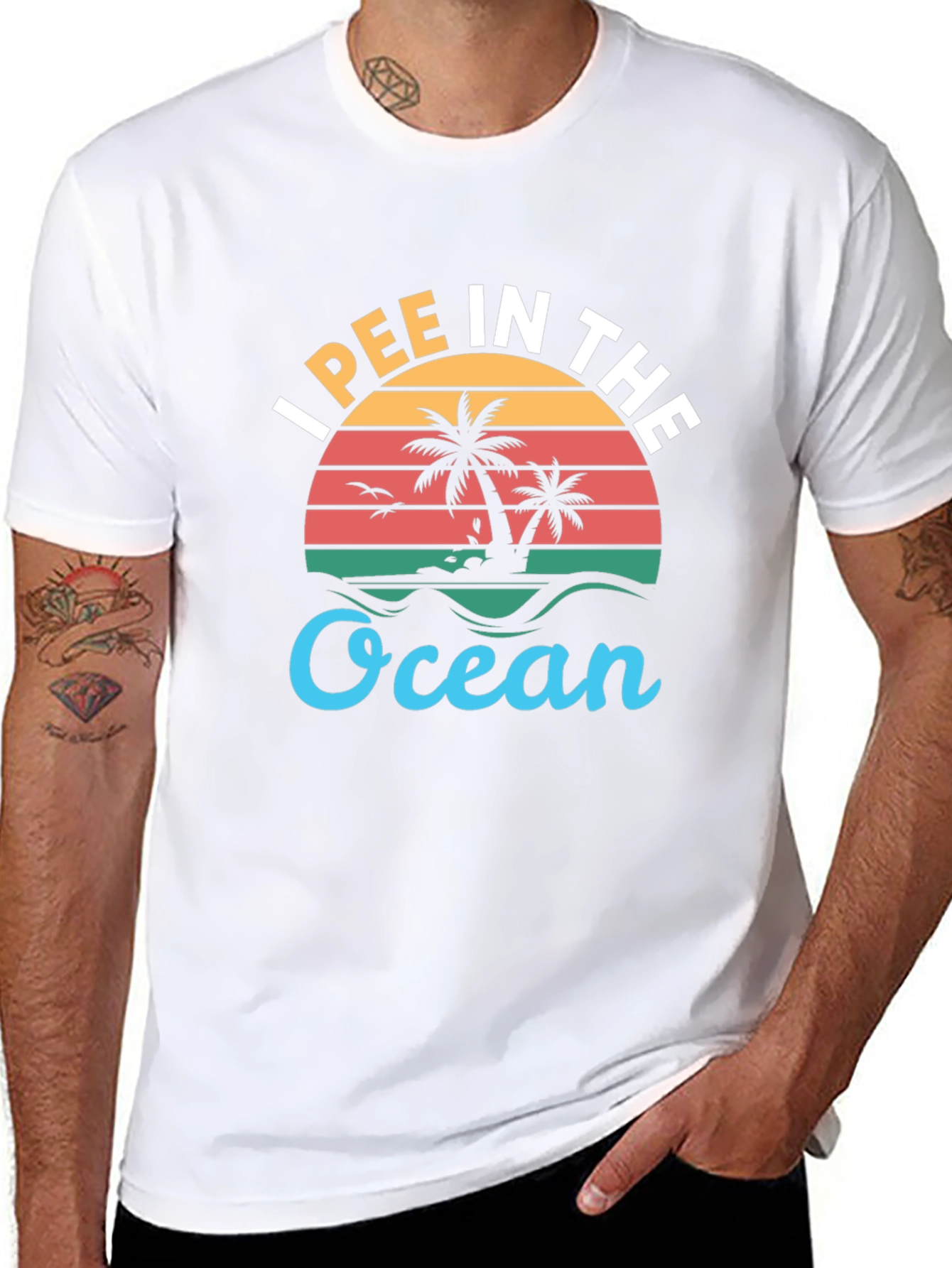I Pee in the Ocean Graphic T-Shirt