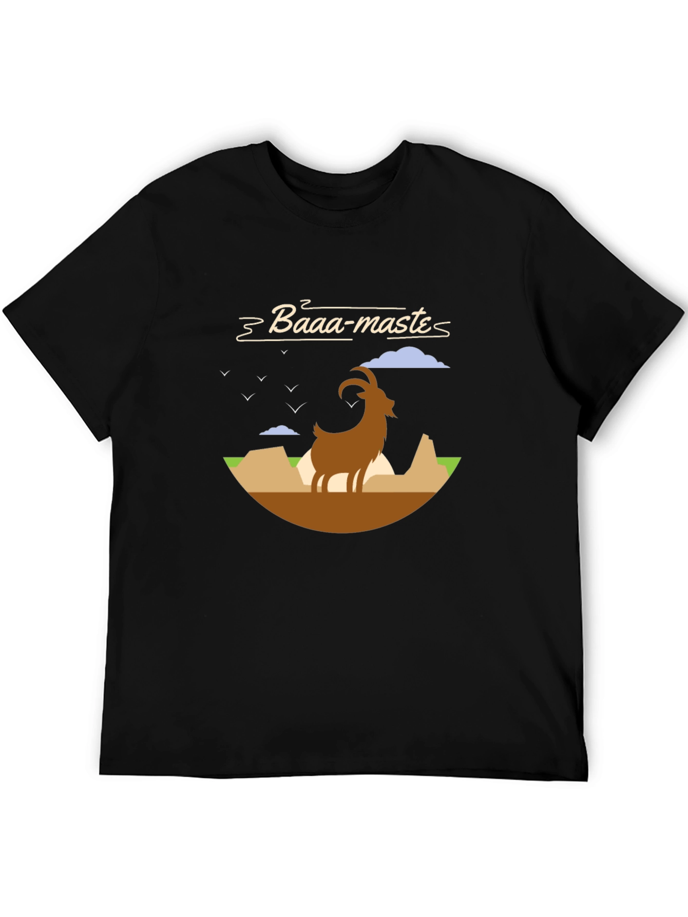 Baaa-maste Goat Graphic T-Shirt