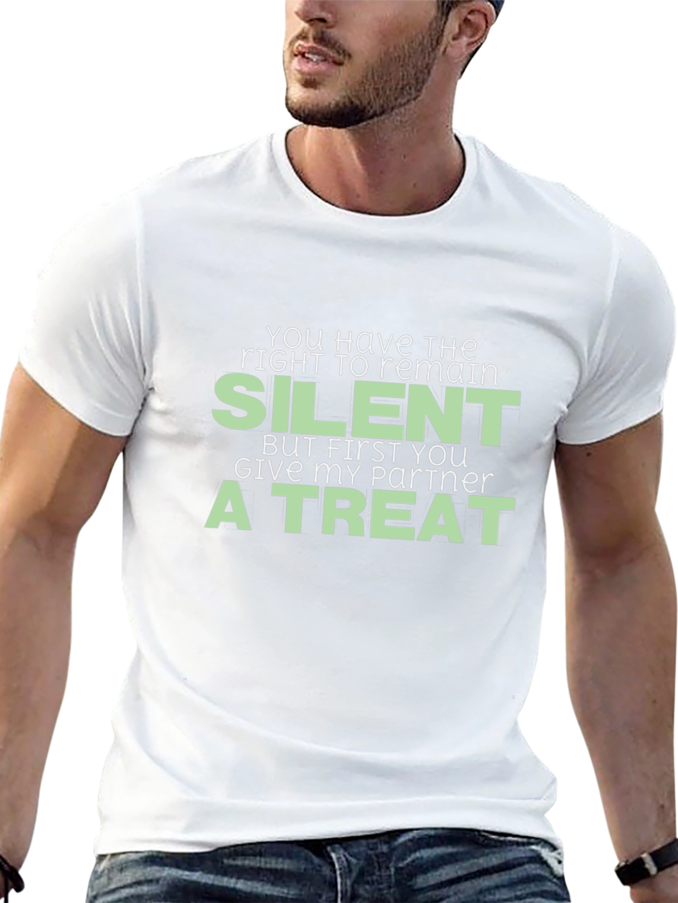 Funny Silent Treat Graphic Tee