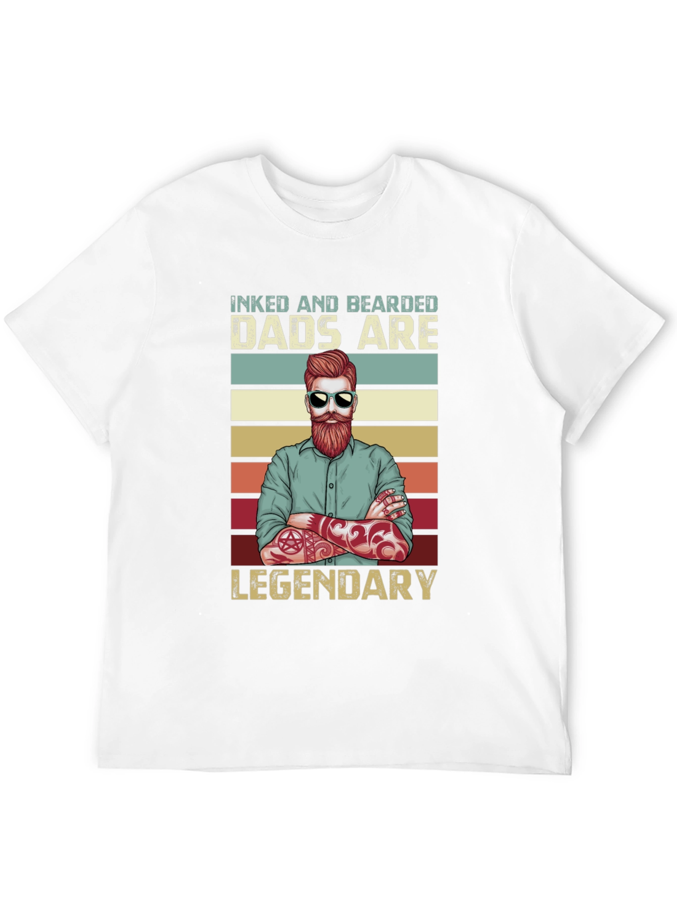 Inked & Bearded Dads Graphic Tee
