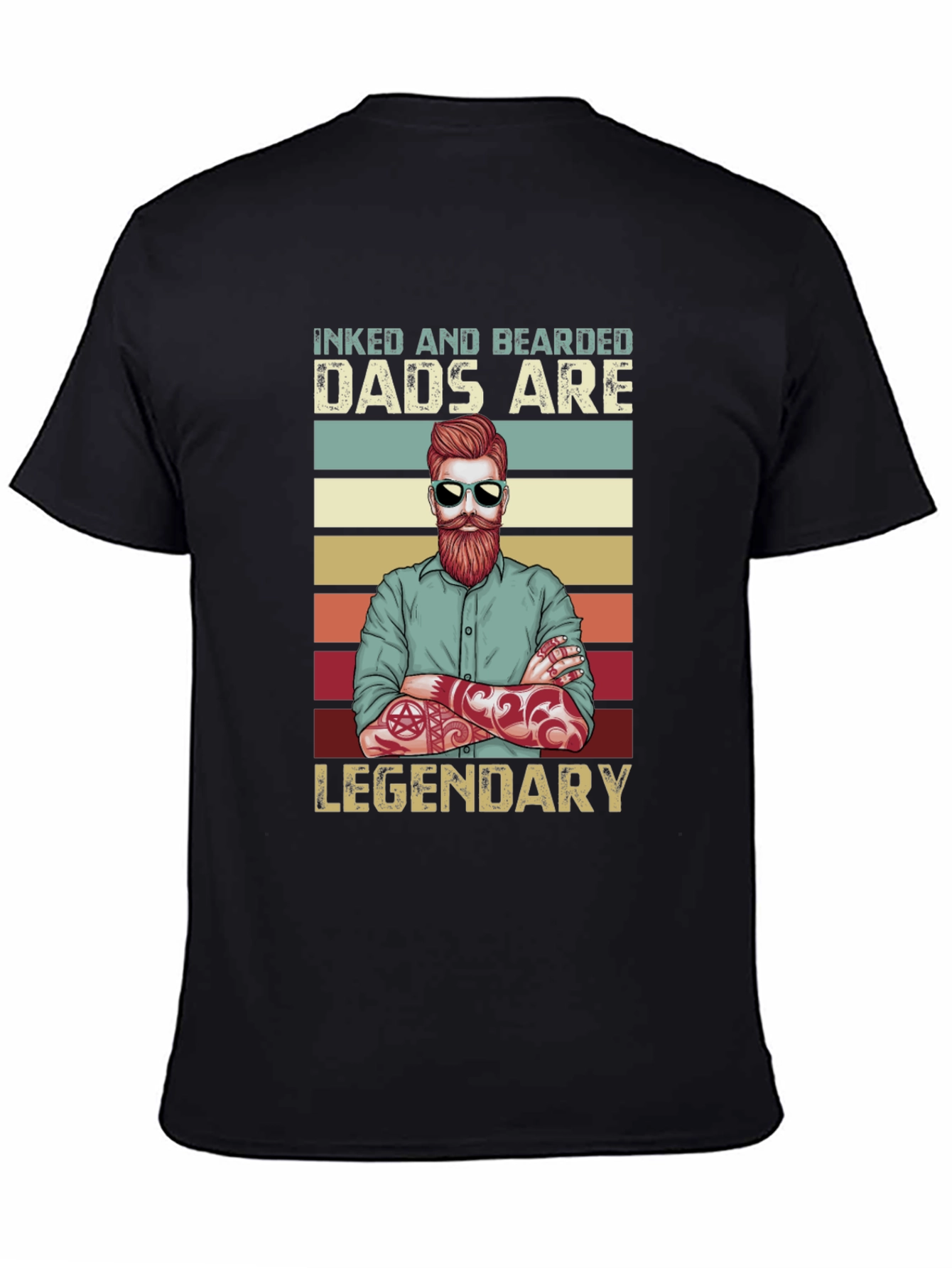 Inked & Bearded Dads Graphic Tee