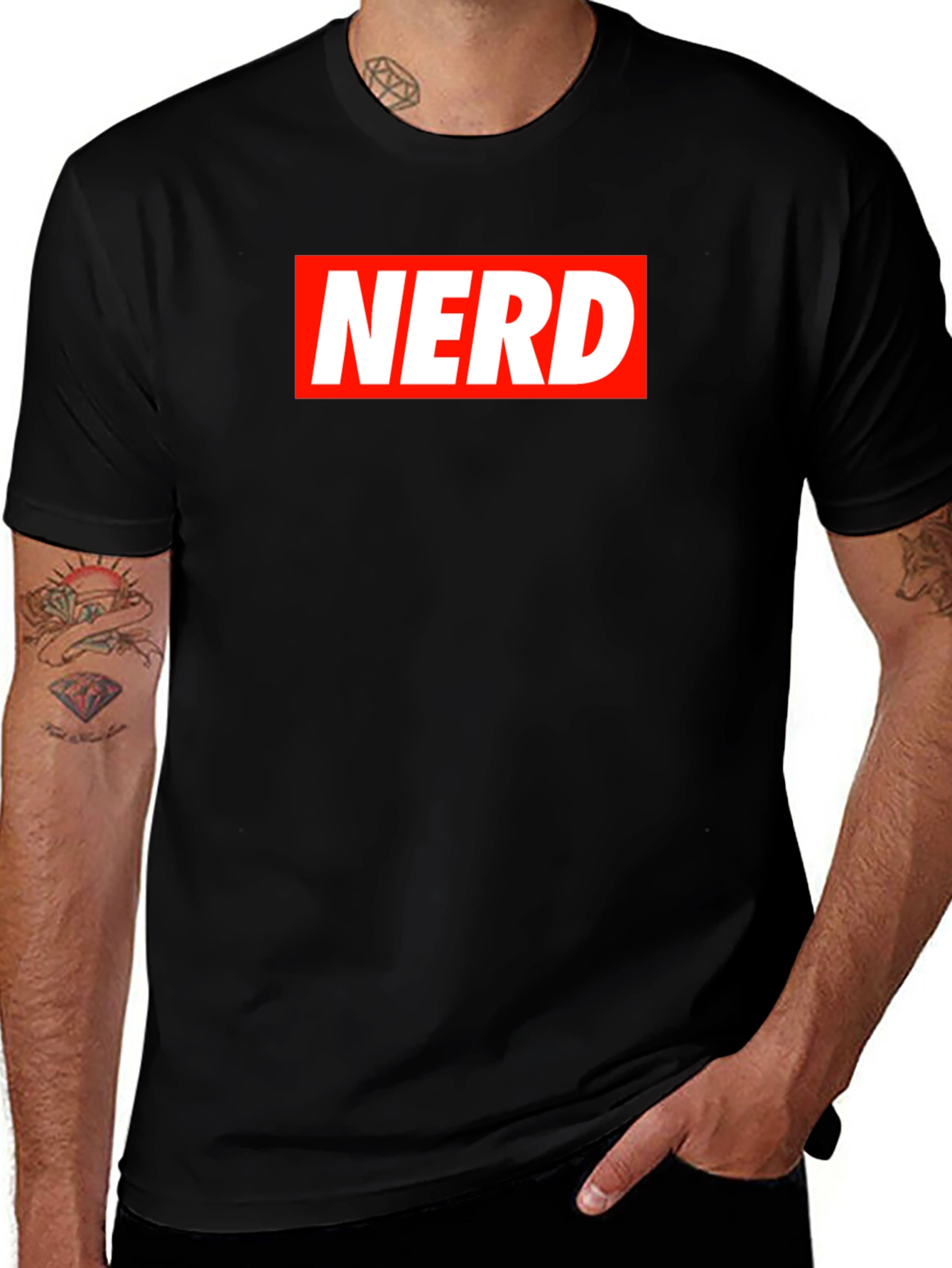 Nerd Box Logo Black T-Shirt