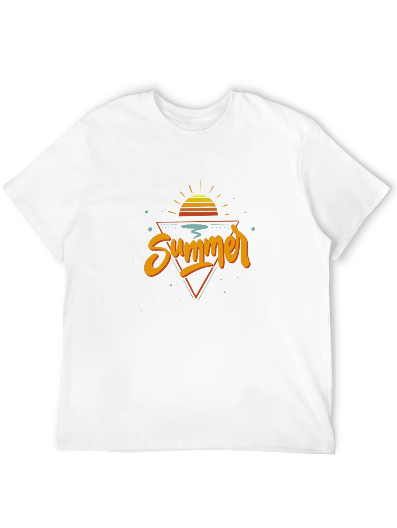 Summer Graphic T-Shirt - Retro Sunset Design