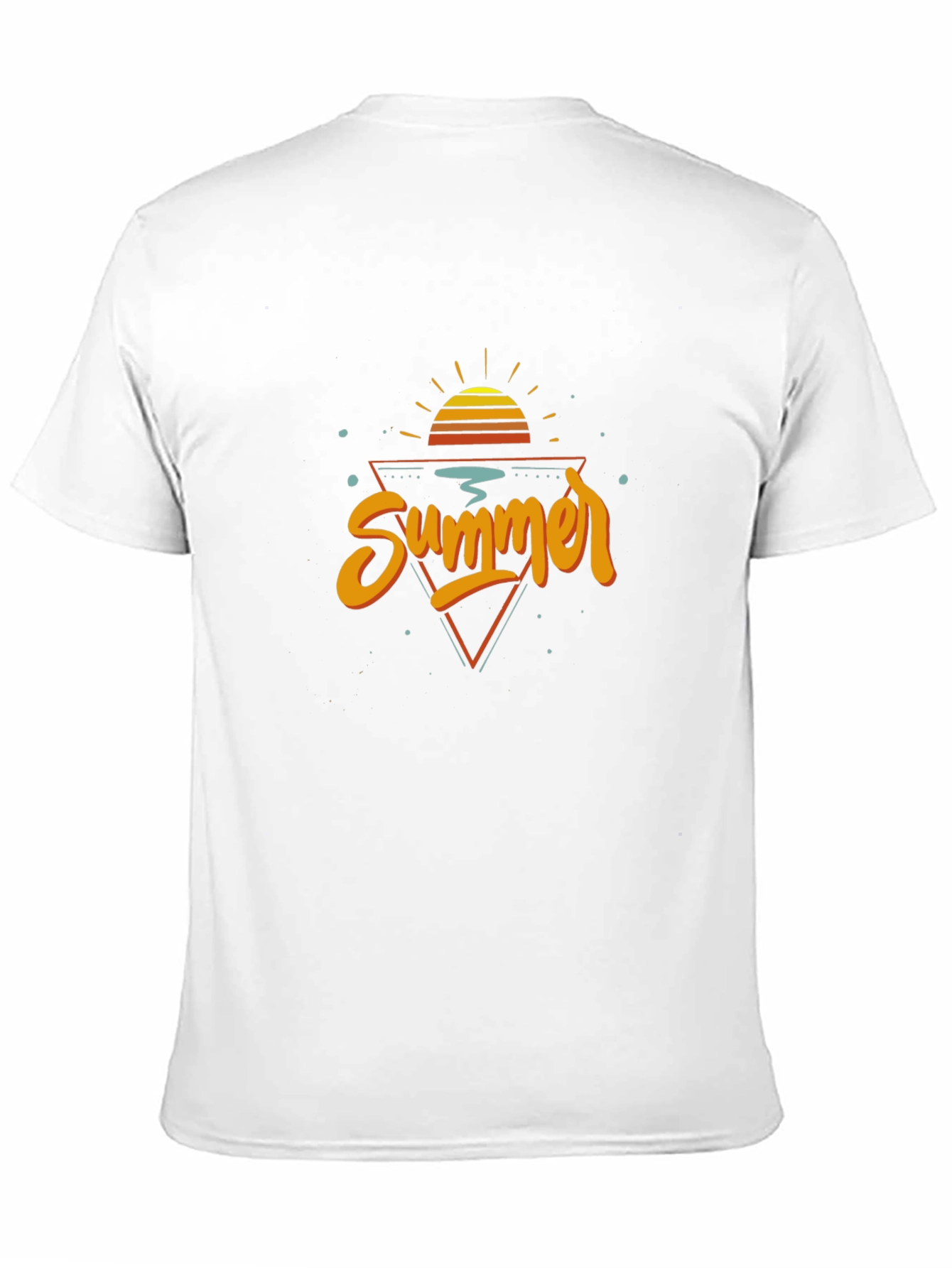 Summer Graphic T-Shirt - Retro Sunset Design