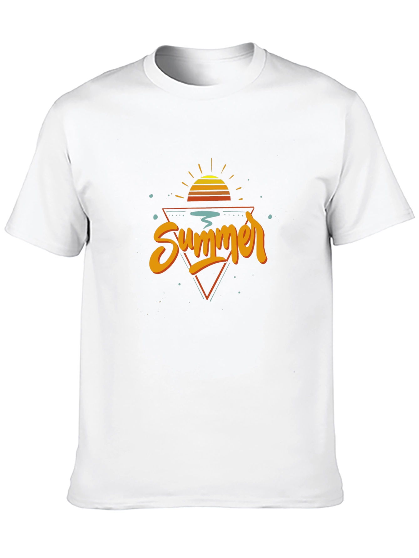 Summer Graphic T-Shirt - Retro Sunset Design