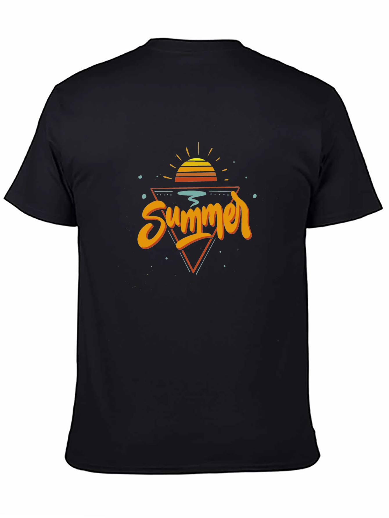 Summer Graphic T-Shirt - Retro Sunset Design