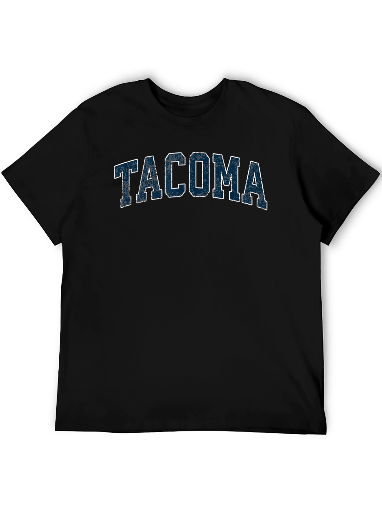 Tacoma Graphic T-Shirt - Distressed College Style